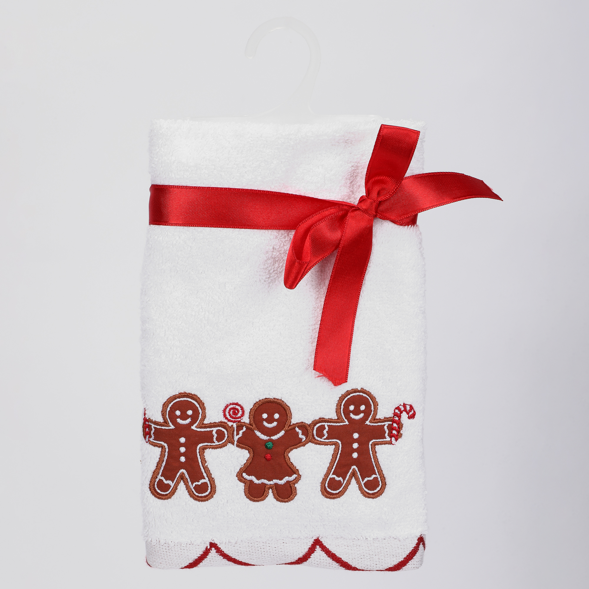 Полотенце Erteks X-mas пряник белый 40х70 см 679₽