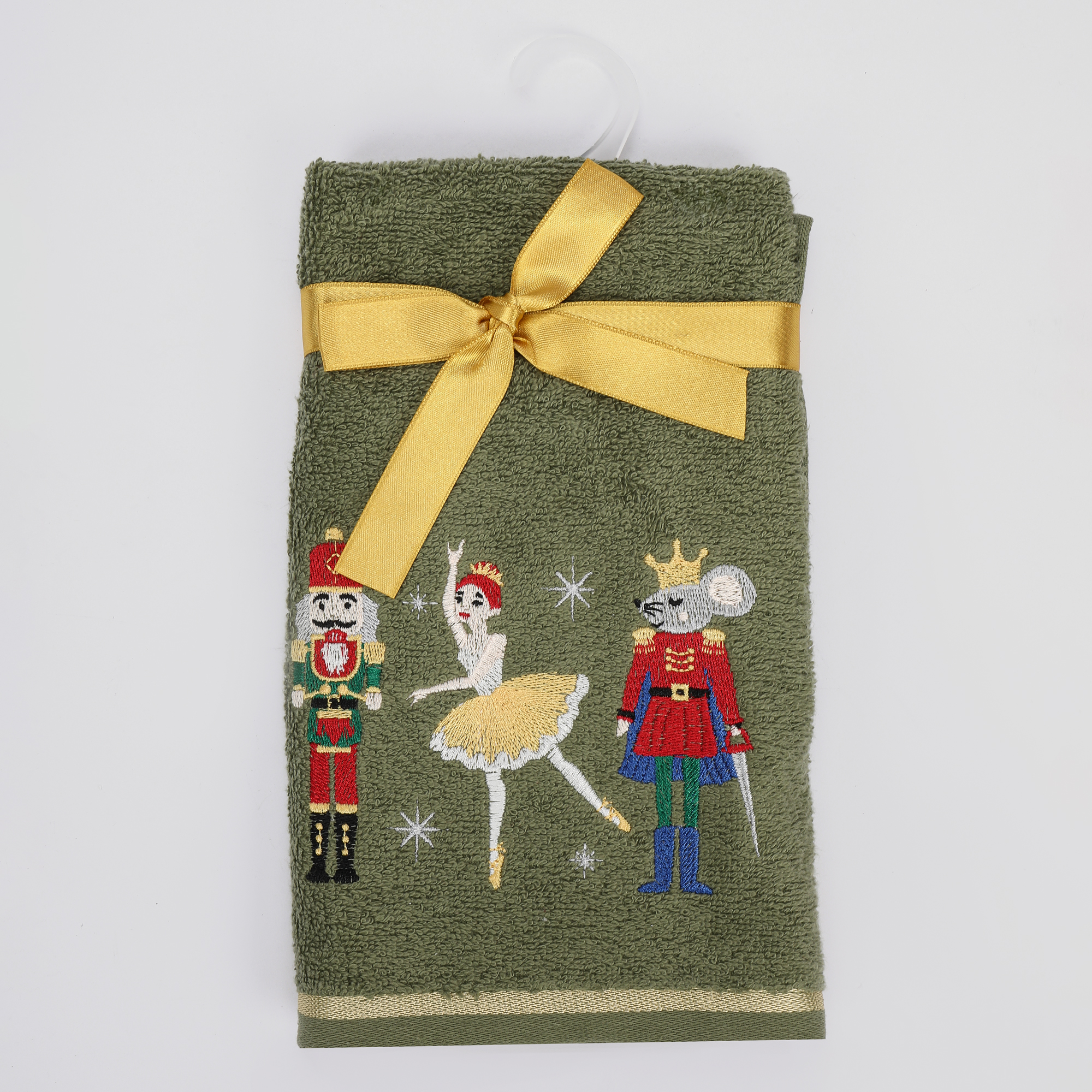 Полотенце Erteks X-mas щелкунчик зеленый 40х70 см 799₽