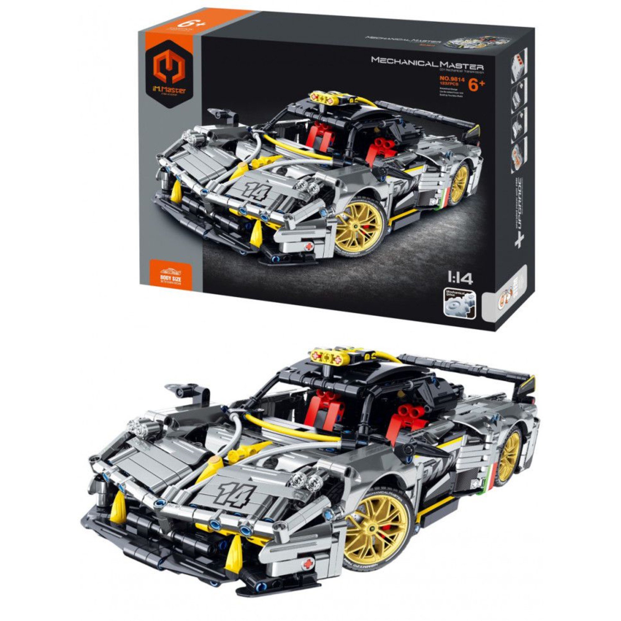

Конструктор Im.Master Grey Supercar (9814_MK)