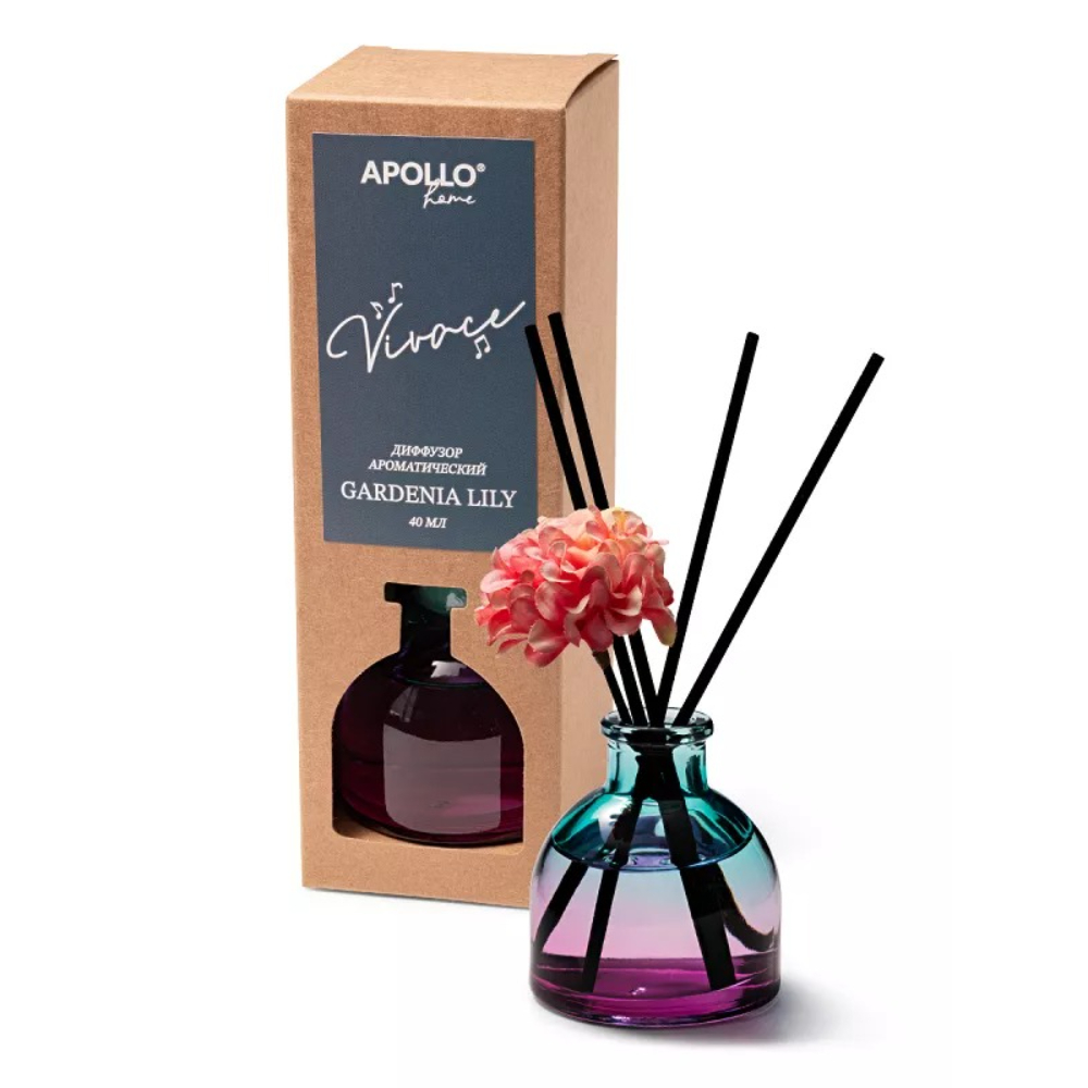 Аромадиффузор Apollo Vivace Black amber and ginger lily 40 мл