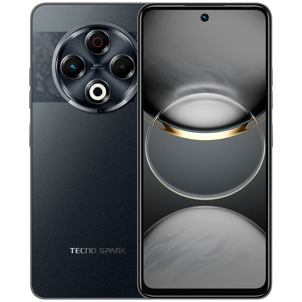 

Смартфон TECNO SPARK 30 8+256 ГБ чёрный, Черный