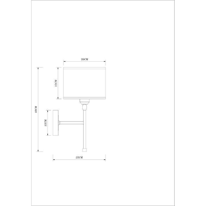 Светильник настенный Arte Lamp A4090AP-1BK Вид№2