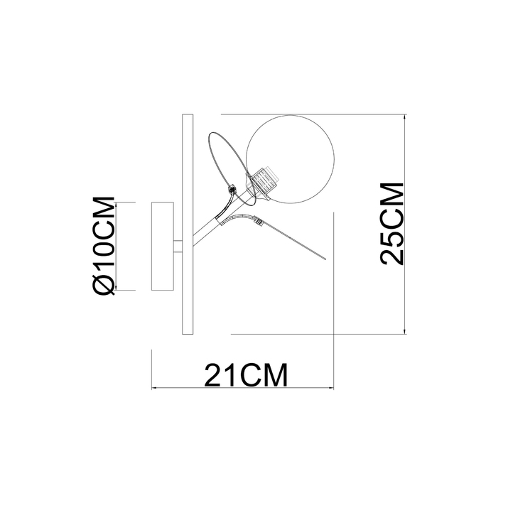 Светильник настенный Arte Lamp A1369AP-1MD Вид№3