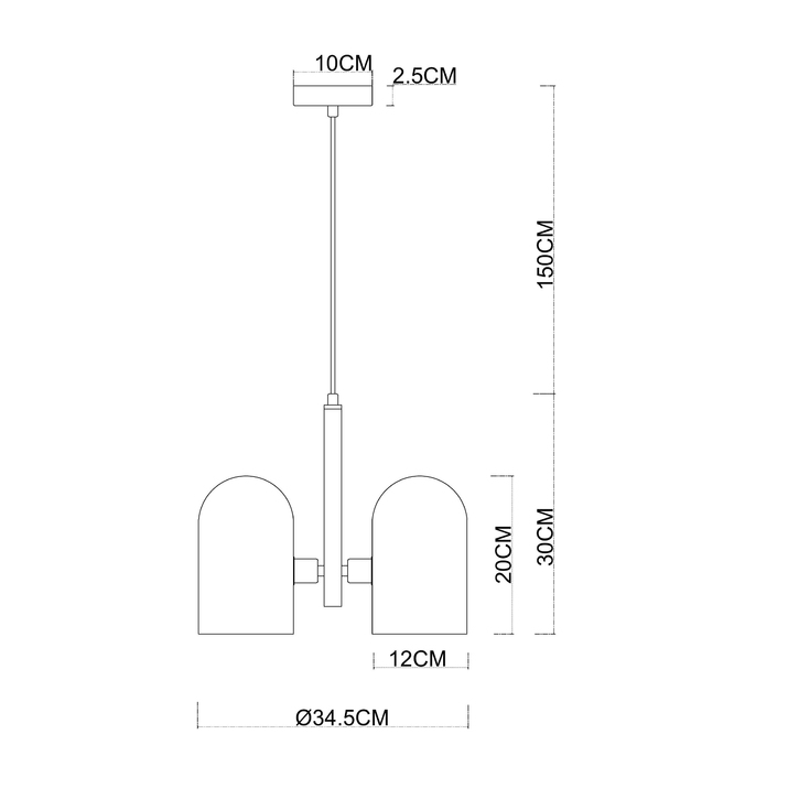 Светильник подвесной Arte Lamp A5454SP-3PB Вид№3