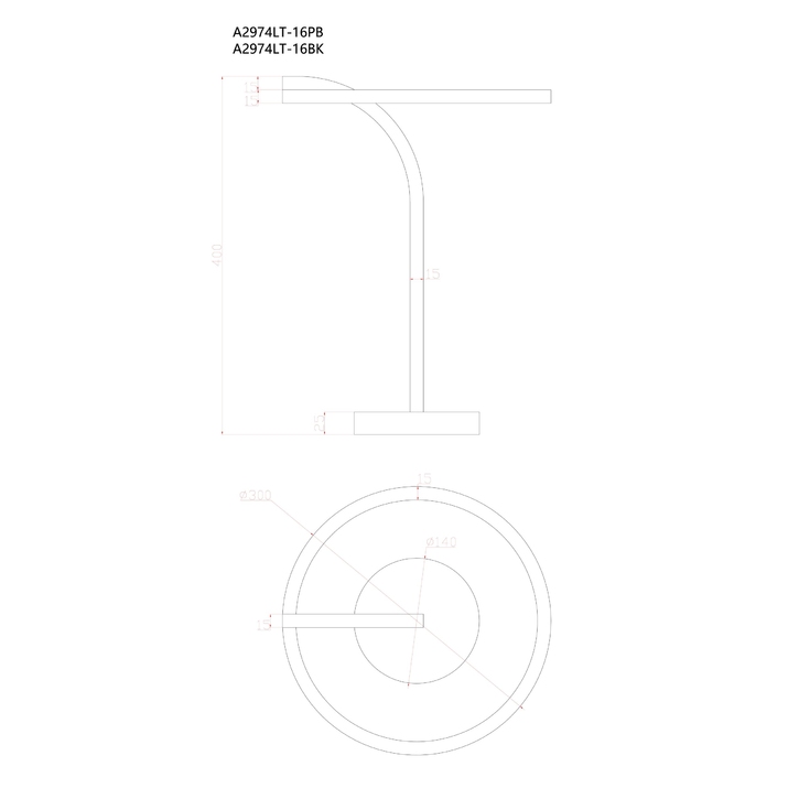 Светильник настольный Arte Lamp A2974LT-16BK Вид№2