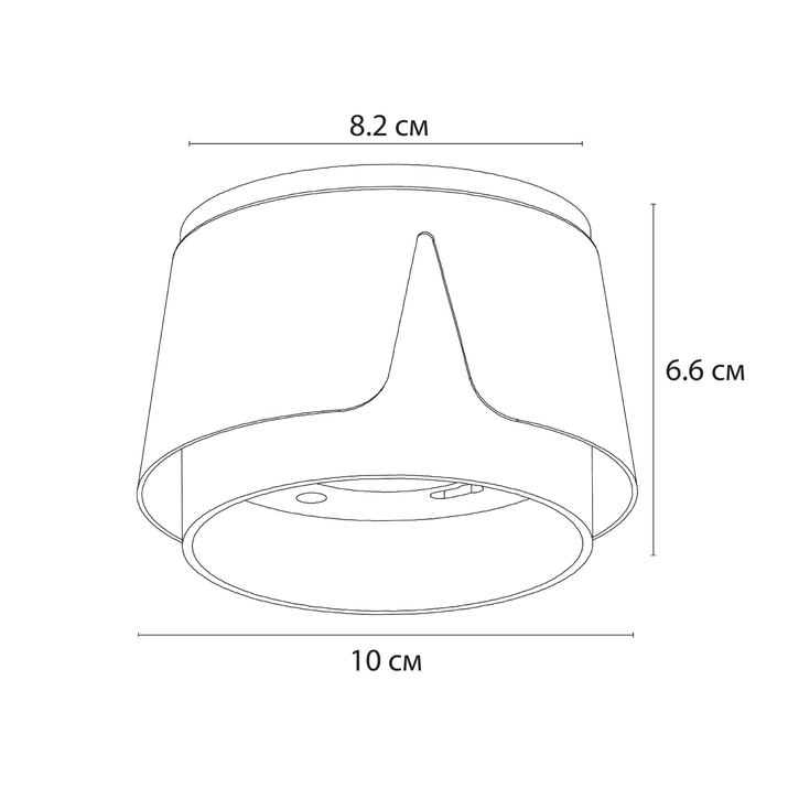 Светильник потолочный Arte Lamp A8028PL-1BK Вид№2