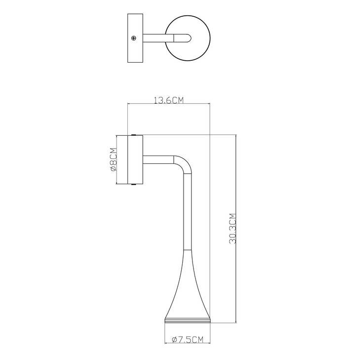 Светильник уличный Arte Lamp A2367AL-1BK Вид№3