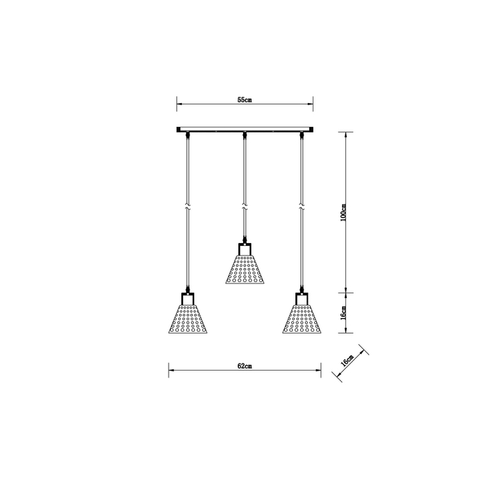 Светильник подвесной Arte Lamp A5891SP-3BK Вид№3