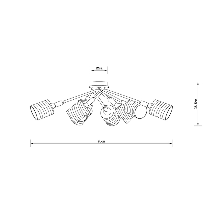 Светильник потолочный Arte Lamp A4536PL-8AB Вид№3