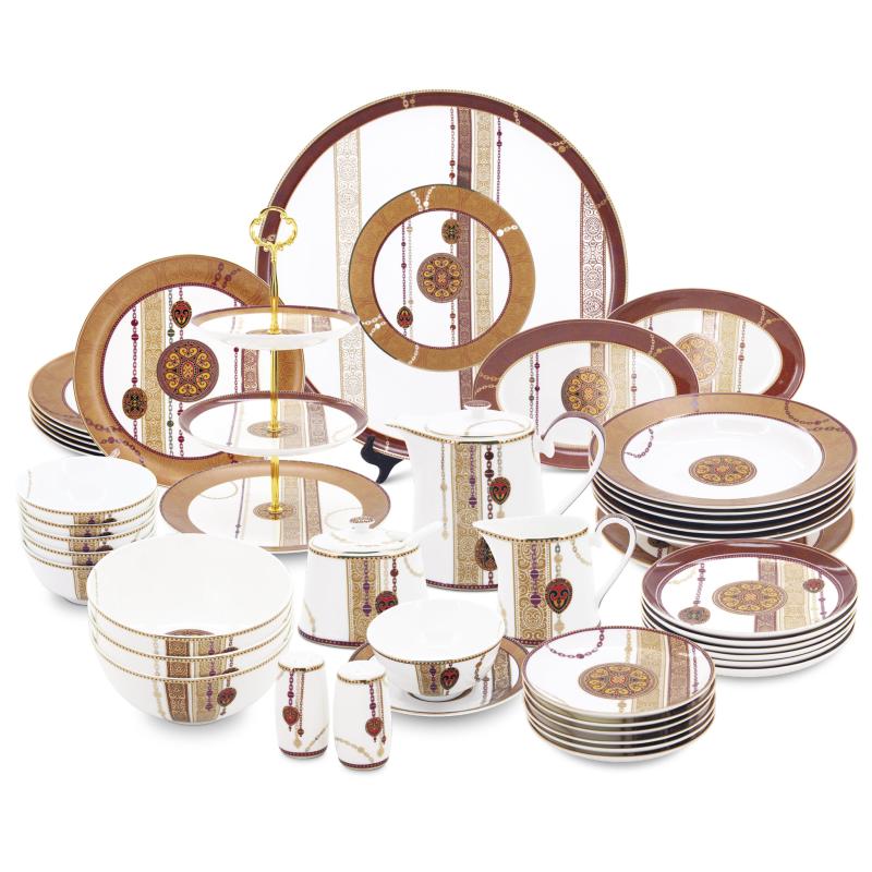 Сервиз столовый Empire Цветущая степь на 6 персон 49 предметов 259999₽