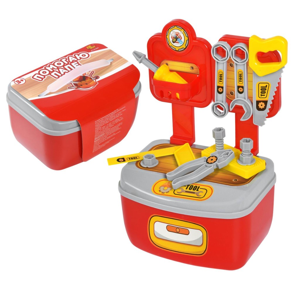 

Набор инструментов ABtoys в ящике (PT-01043)