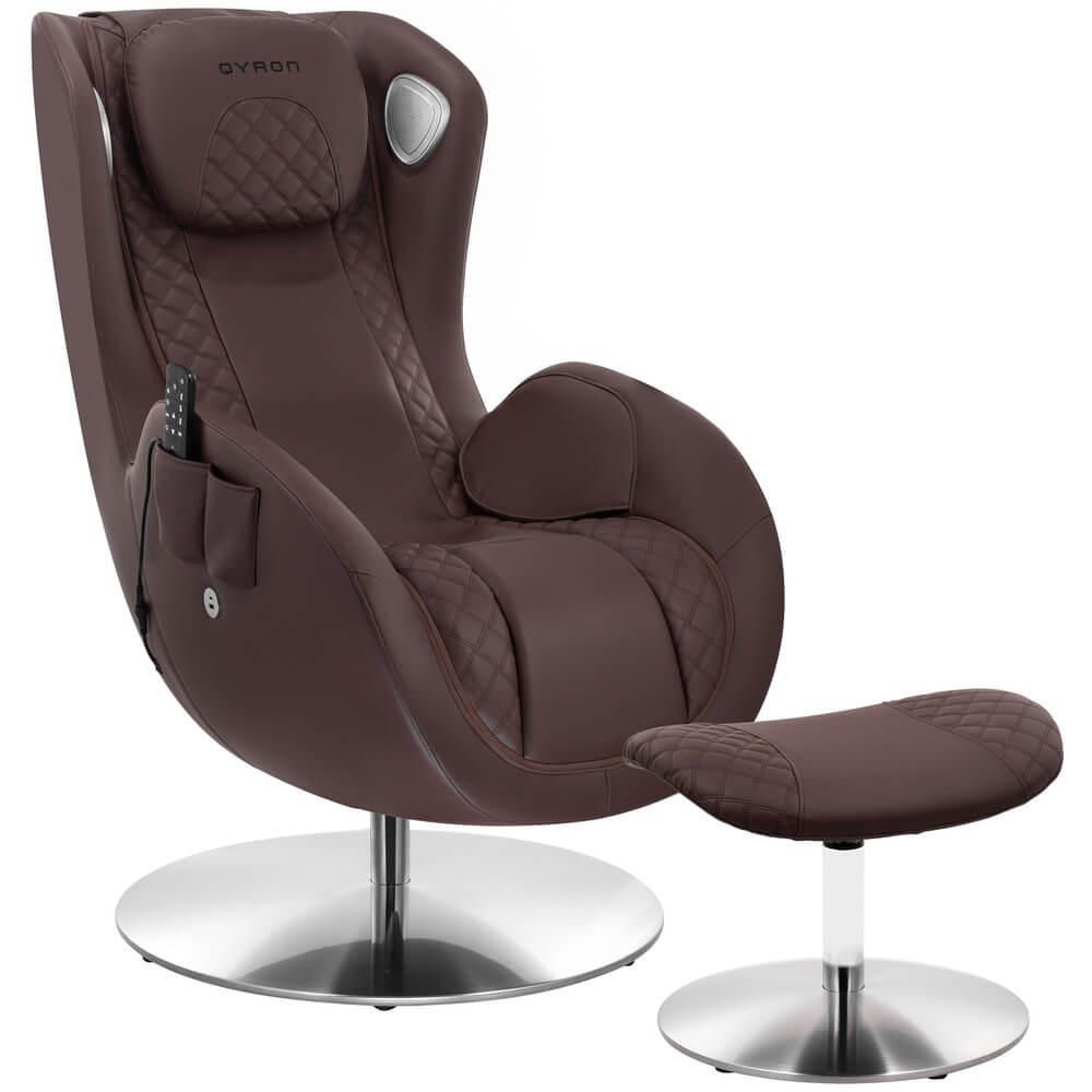 Массажное кресло QYRON MC301 коричневое 16990000₽