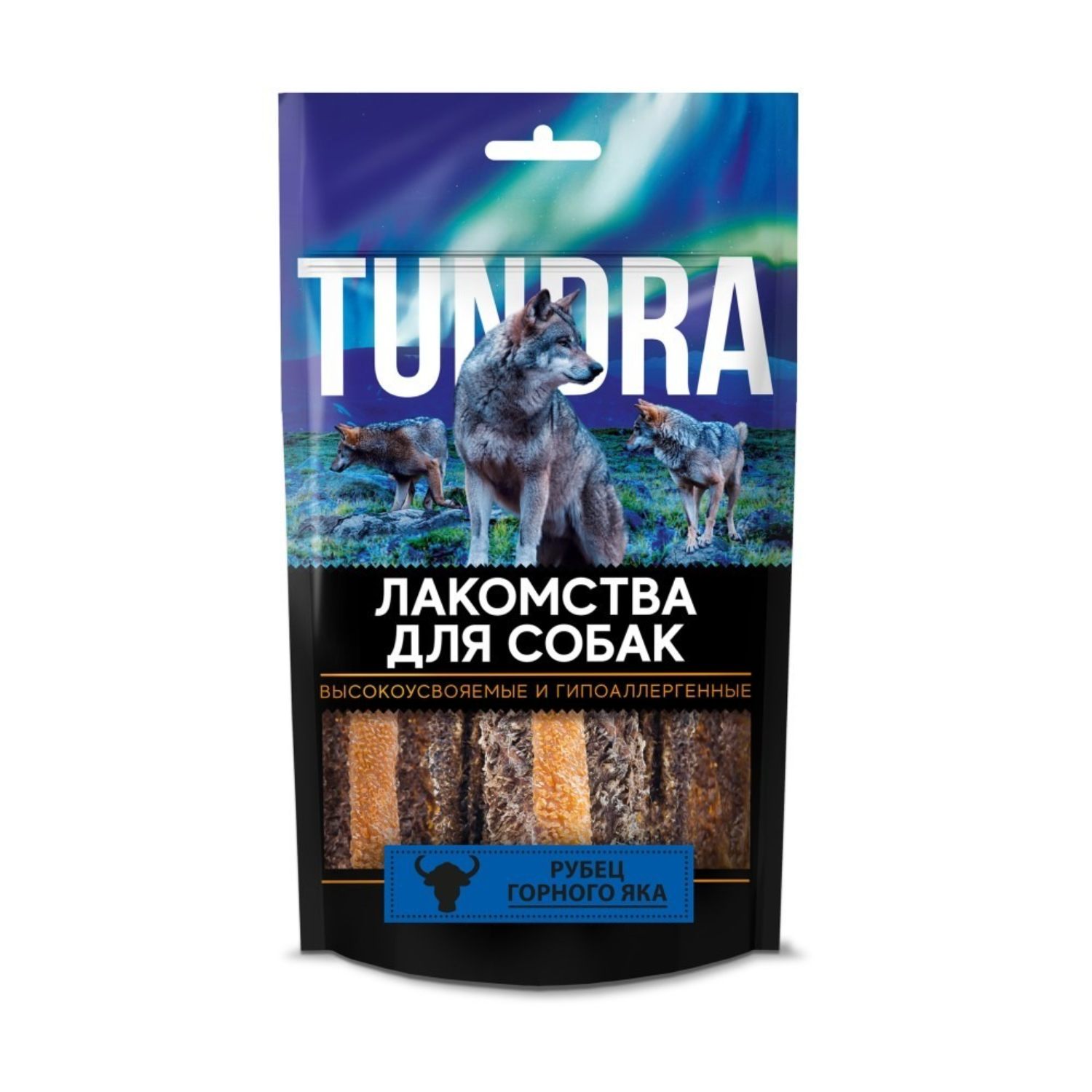 Лакомство для собак Tundra рубец горного яка 30 г 129₽