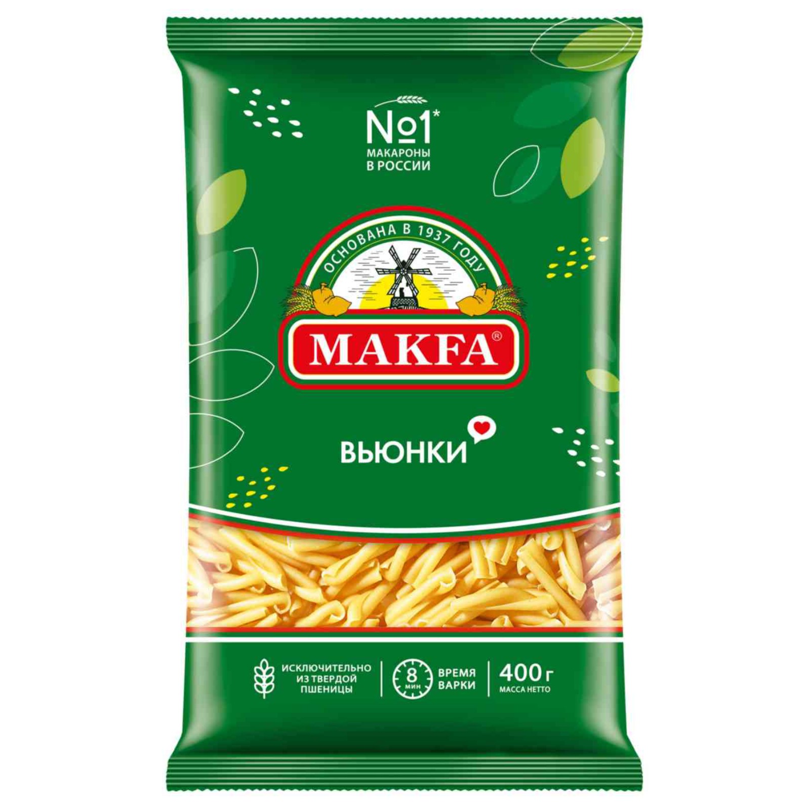 

Макароны Макфа вьюнки 400 г