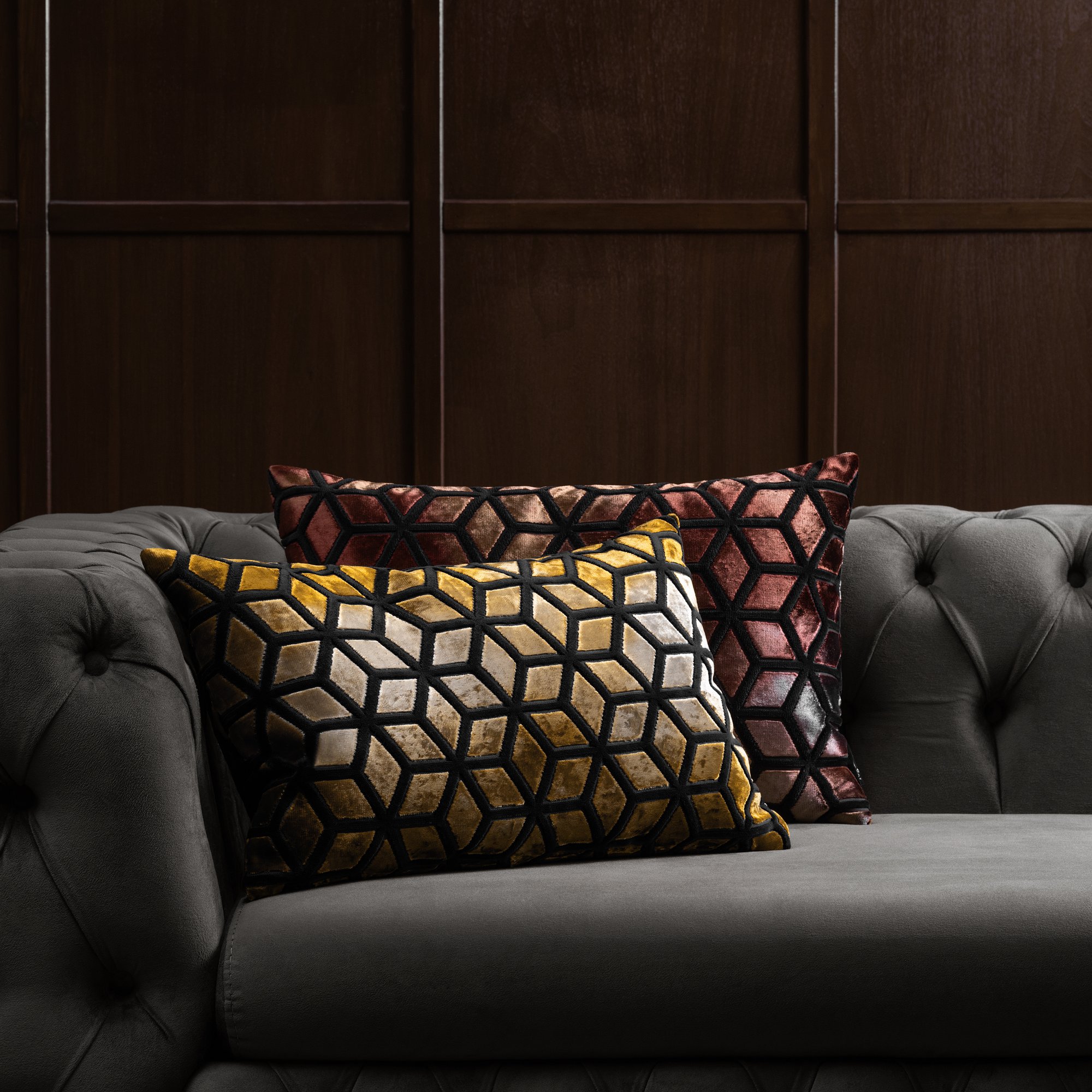 Подушка декоративная Togas Пилари желтый 37х57 см 3569₽