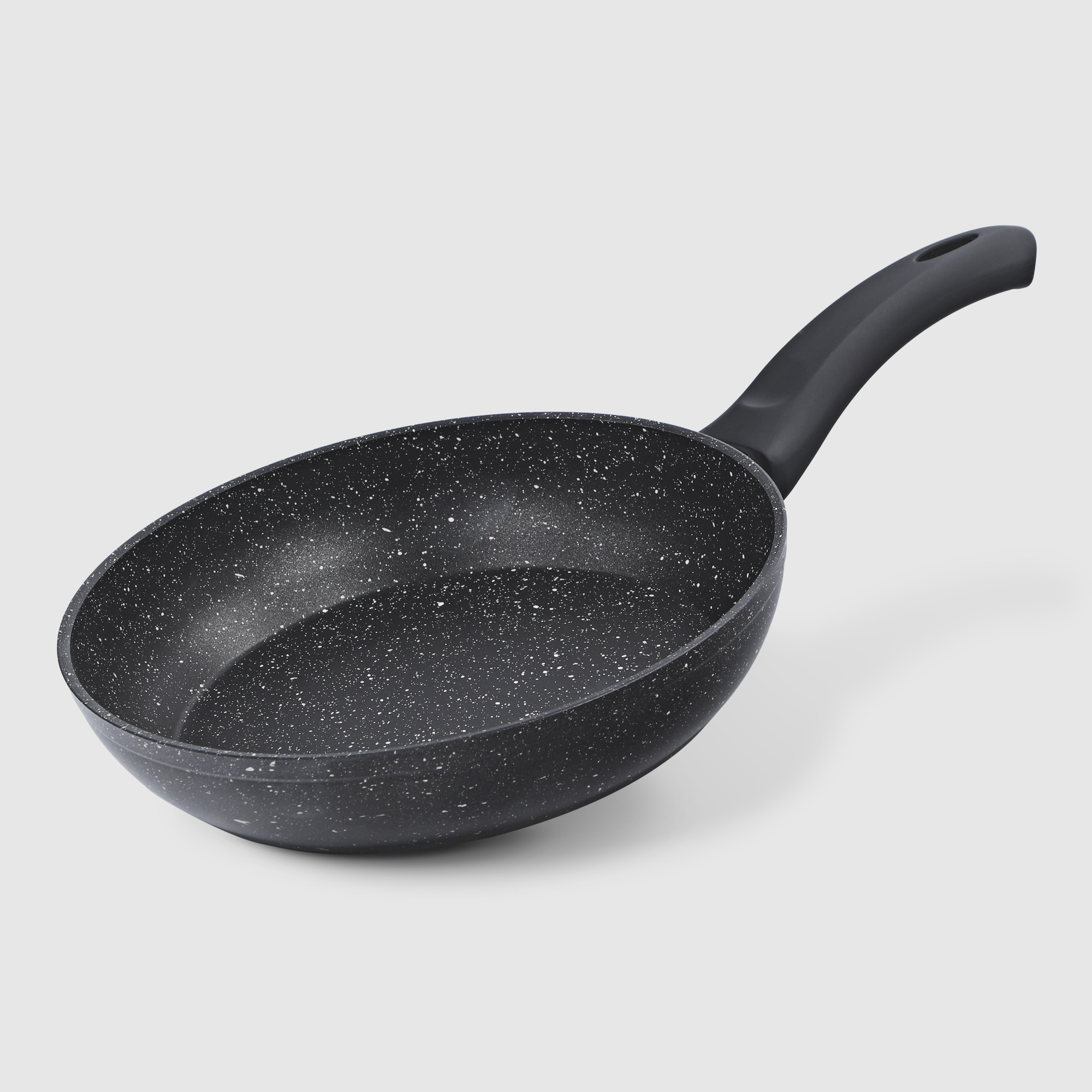 Сковорода Kitchenstar Granite чёрный, белый 22 см