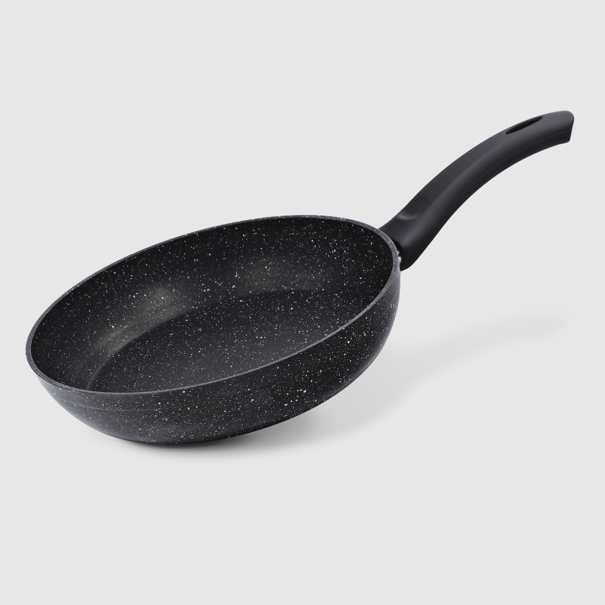 Сковорода Kitchenstar Granite чёрный, белый 26 см