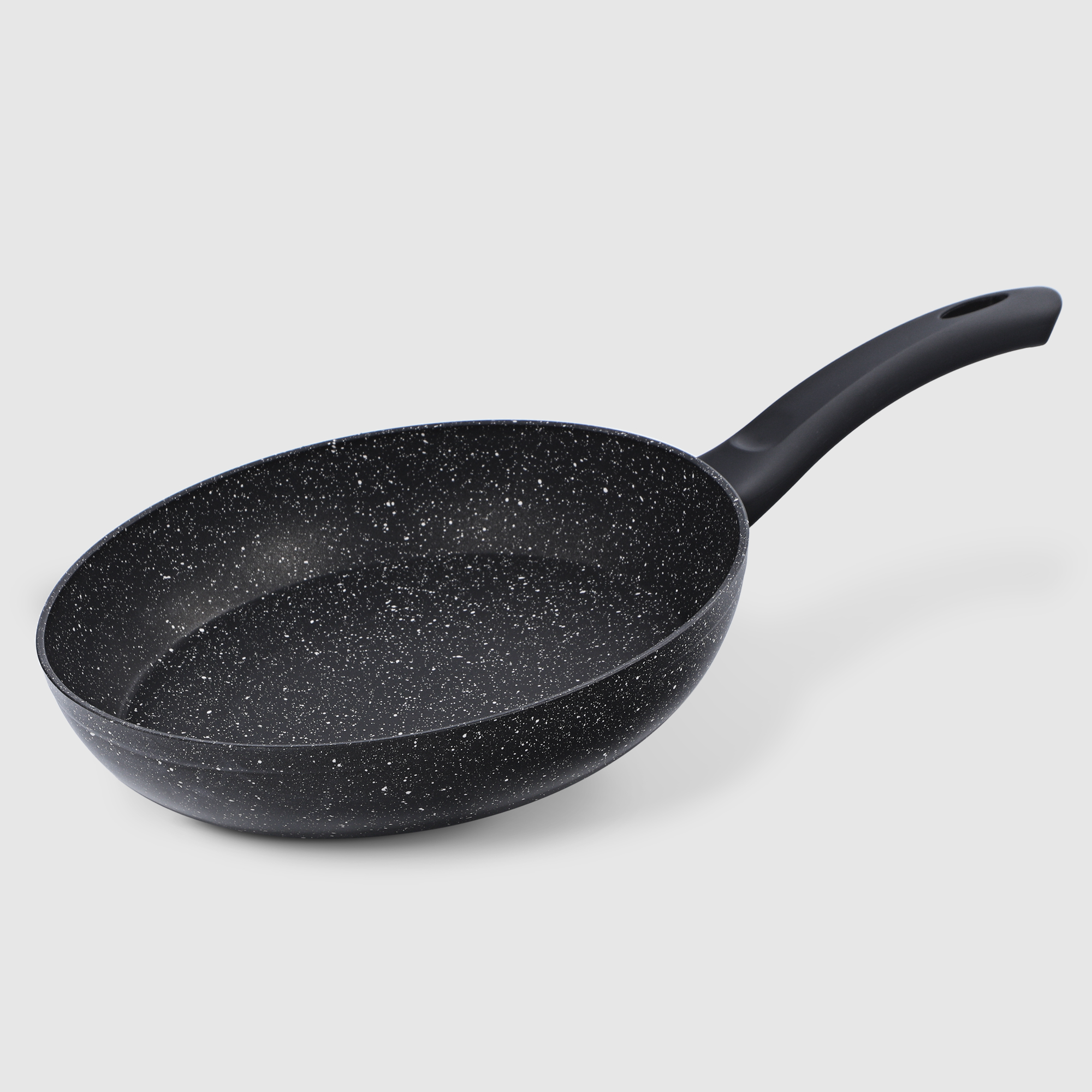 Сковорода Kitchenstar Granite чёрный, белый 28 см