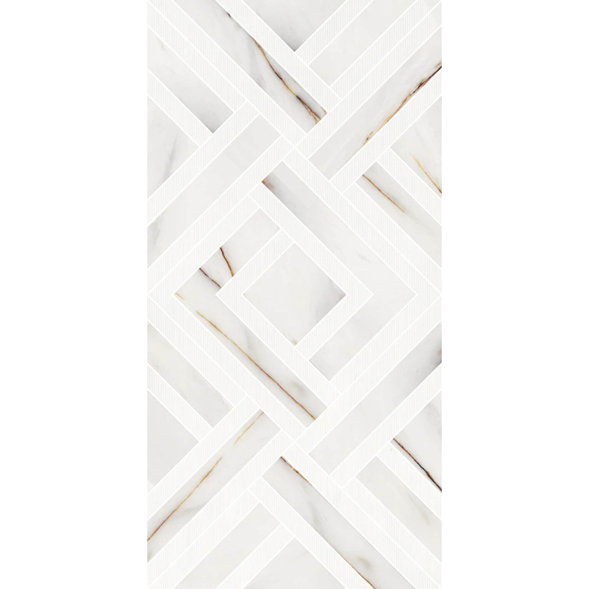 Плитка керамическая Азори rosso venato geometria 31.5x63х0,95 см 9 штук