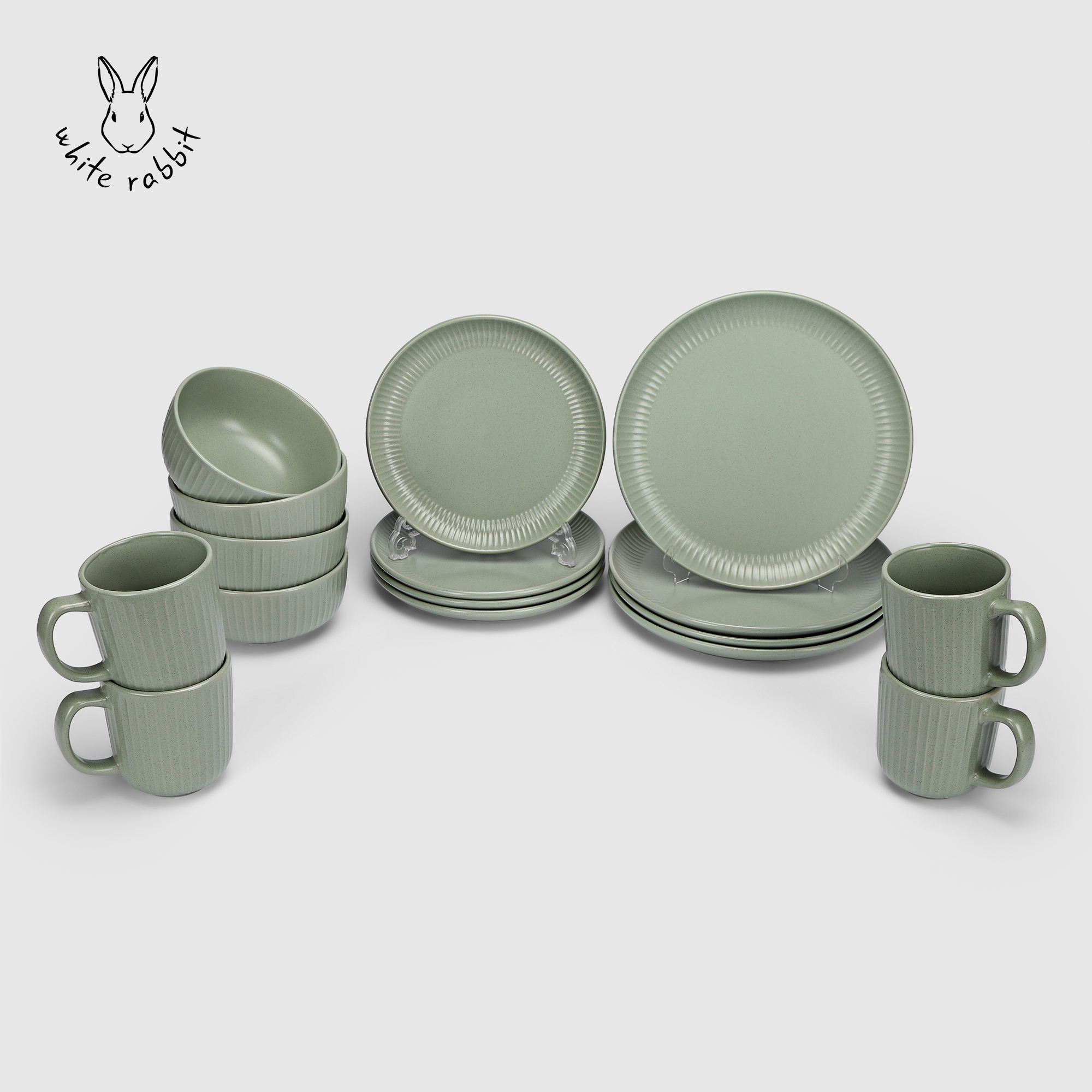 Набор посуды White Rabbit Olive 16 предметов 4990₽