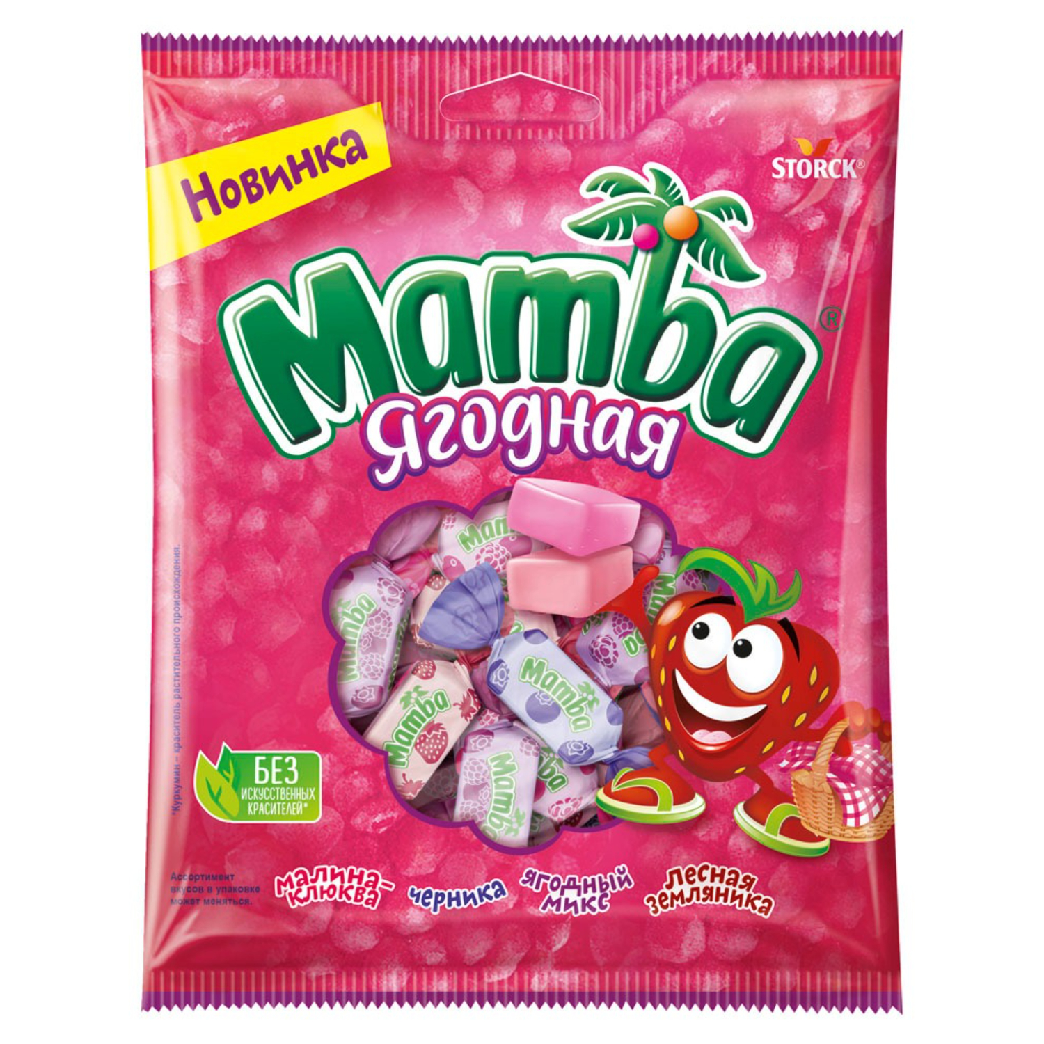 

Мармелад Mamba ягодная 70 г