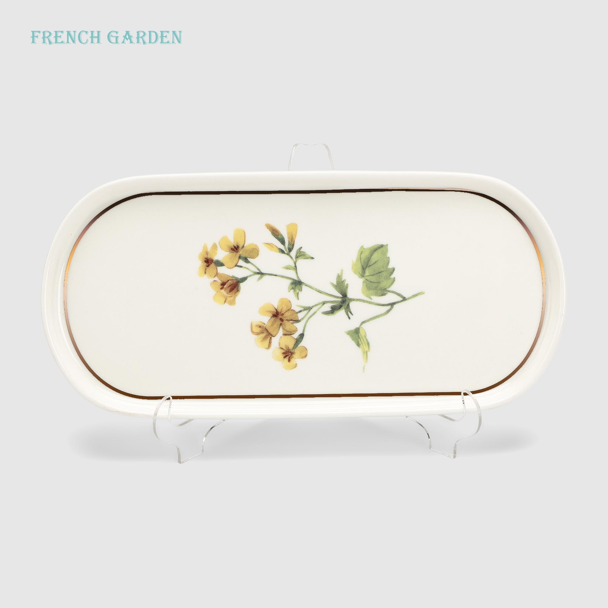 Блюдо French garden овальное в ассортименте 213 см 649₽