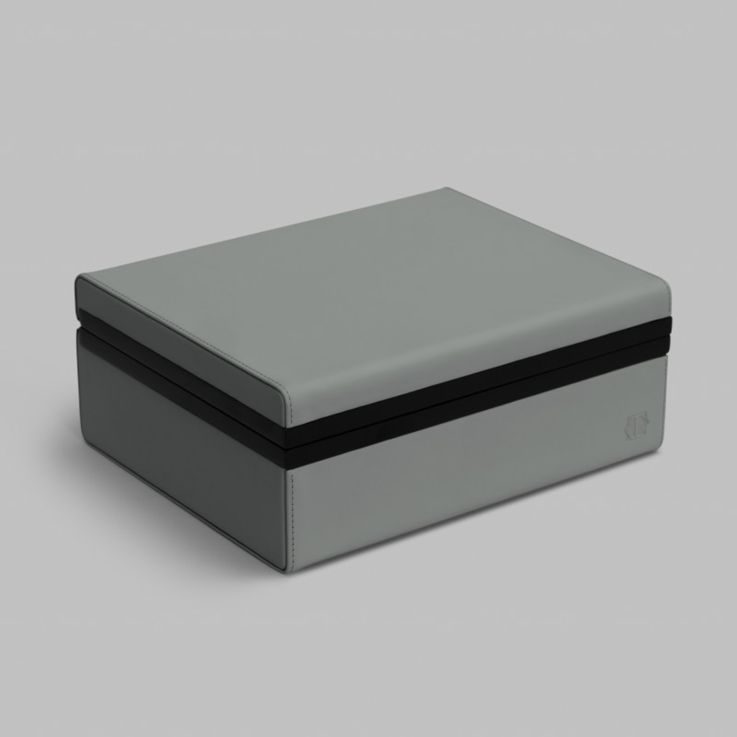 Шкатулка Togas Лаволл серый, 20x15,5x7 см