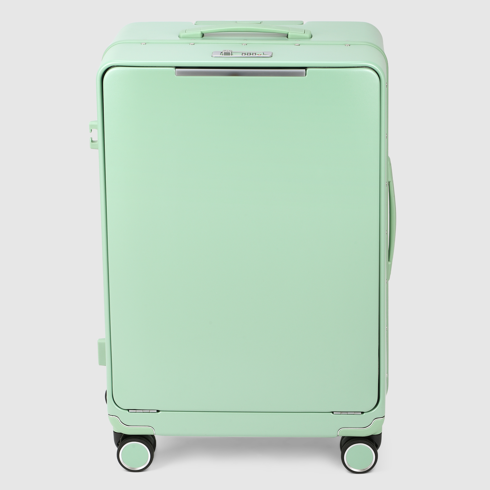 Чемодан Smarter Luggage из поликарбоната размер 24 зелёный 43х26х64 см 9999₽