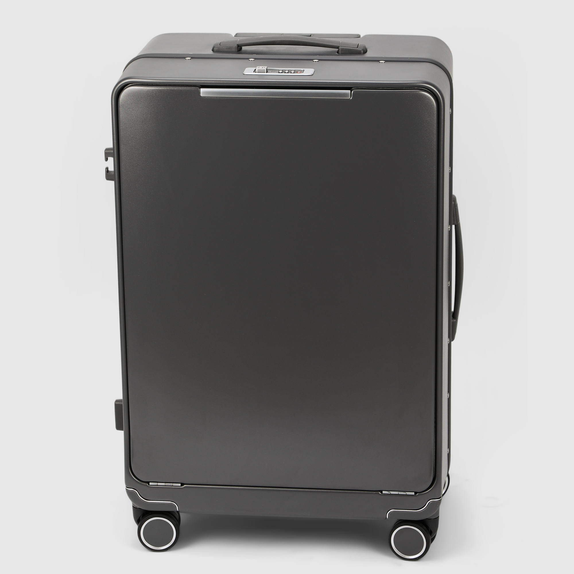 Чемодан Smarter Luggage из поликарбоната размер 24 тёмно-серый 43х26х64 см 9999₽