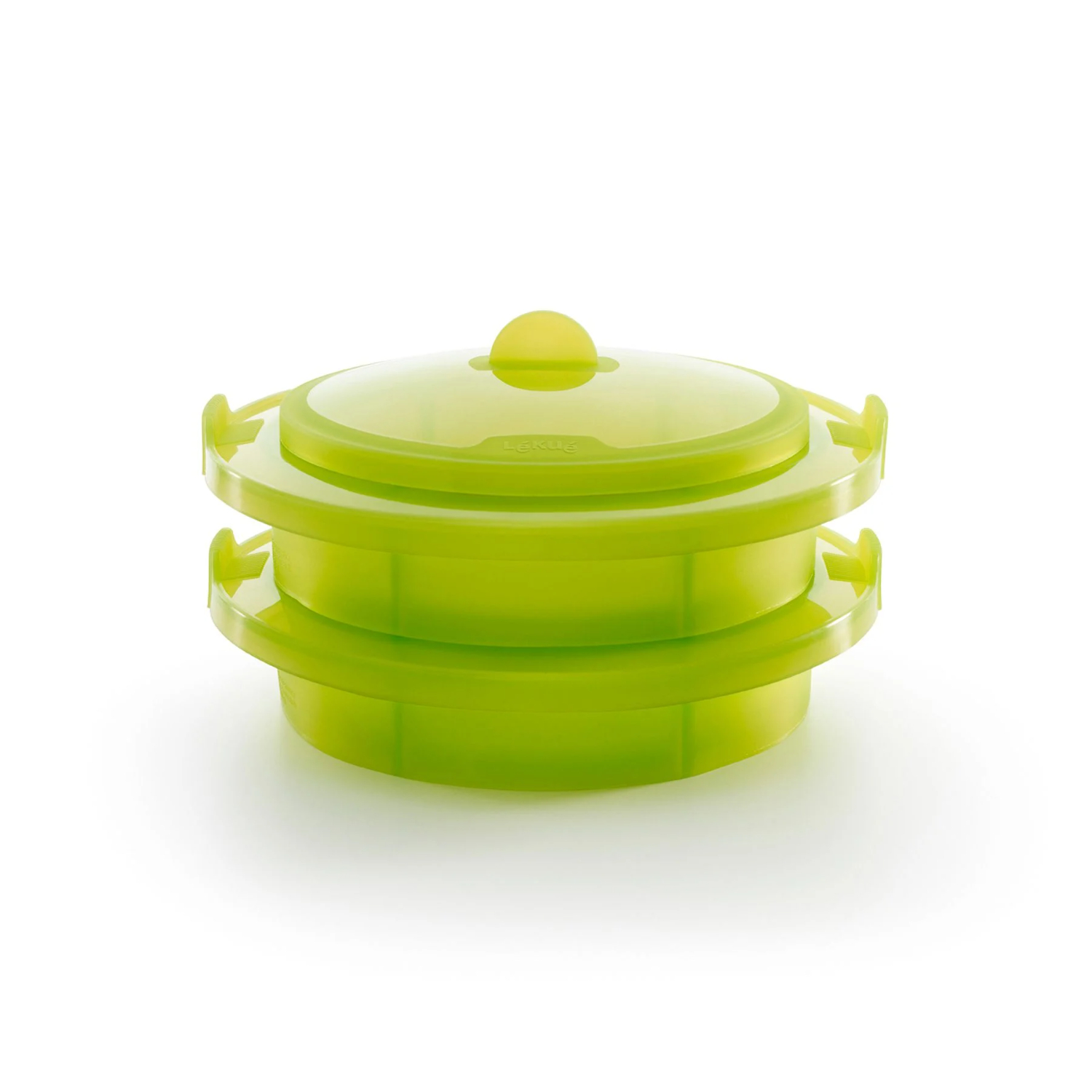 Пароварка Lekue зелёная