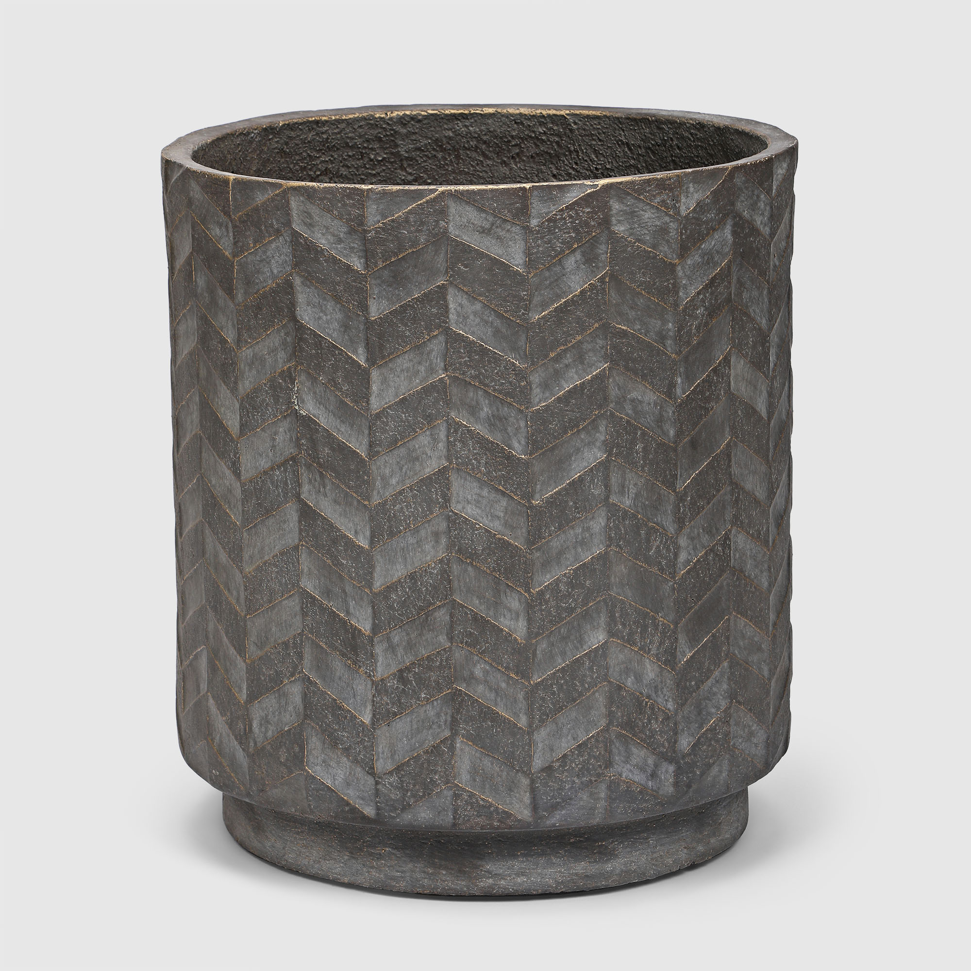 Кашпо Ownland коричневое антик 44х44х50 см