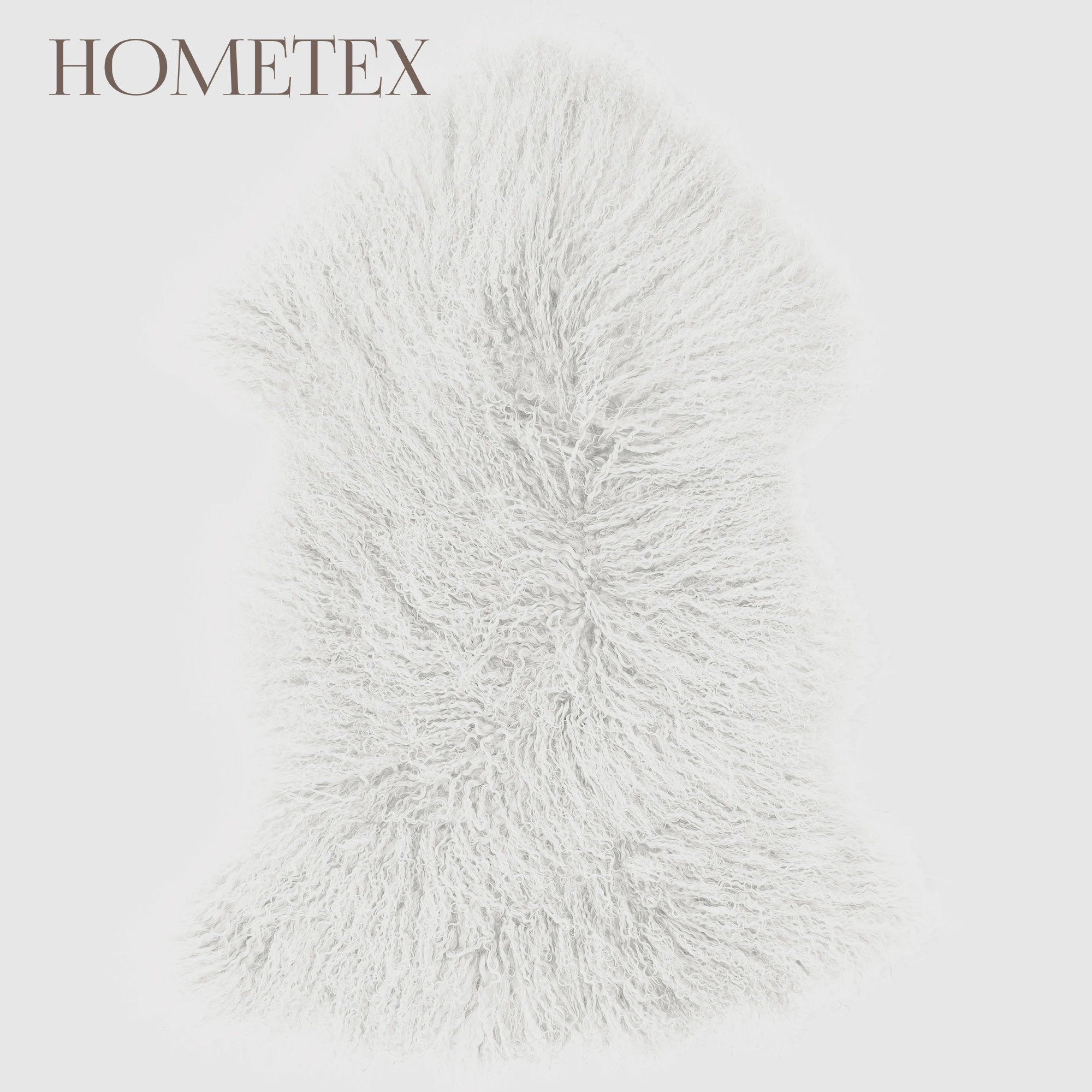 Коврик-накидка 90 см Hometex bleach white ворс 80 мм 4999₽