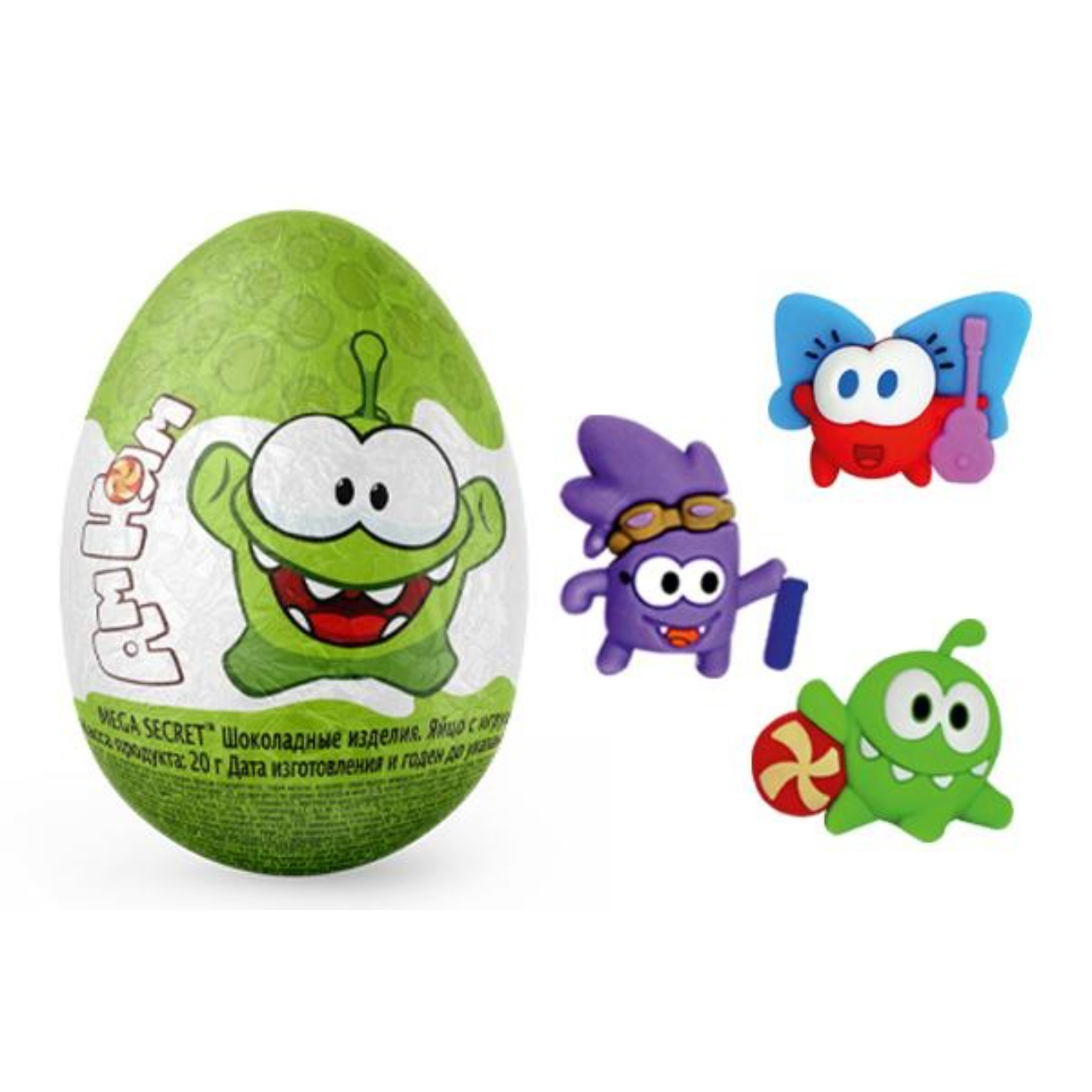 

Яйцо шоколадное Mega Secret Ам ням 20 г