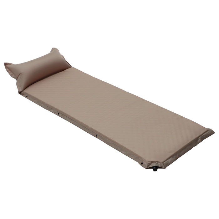 Матрас туристический Maclay бежевый с бордовым 192х67х5 см 2999₽