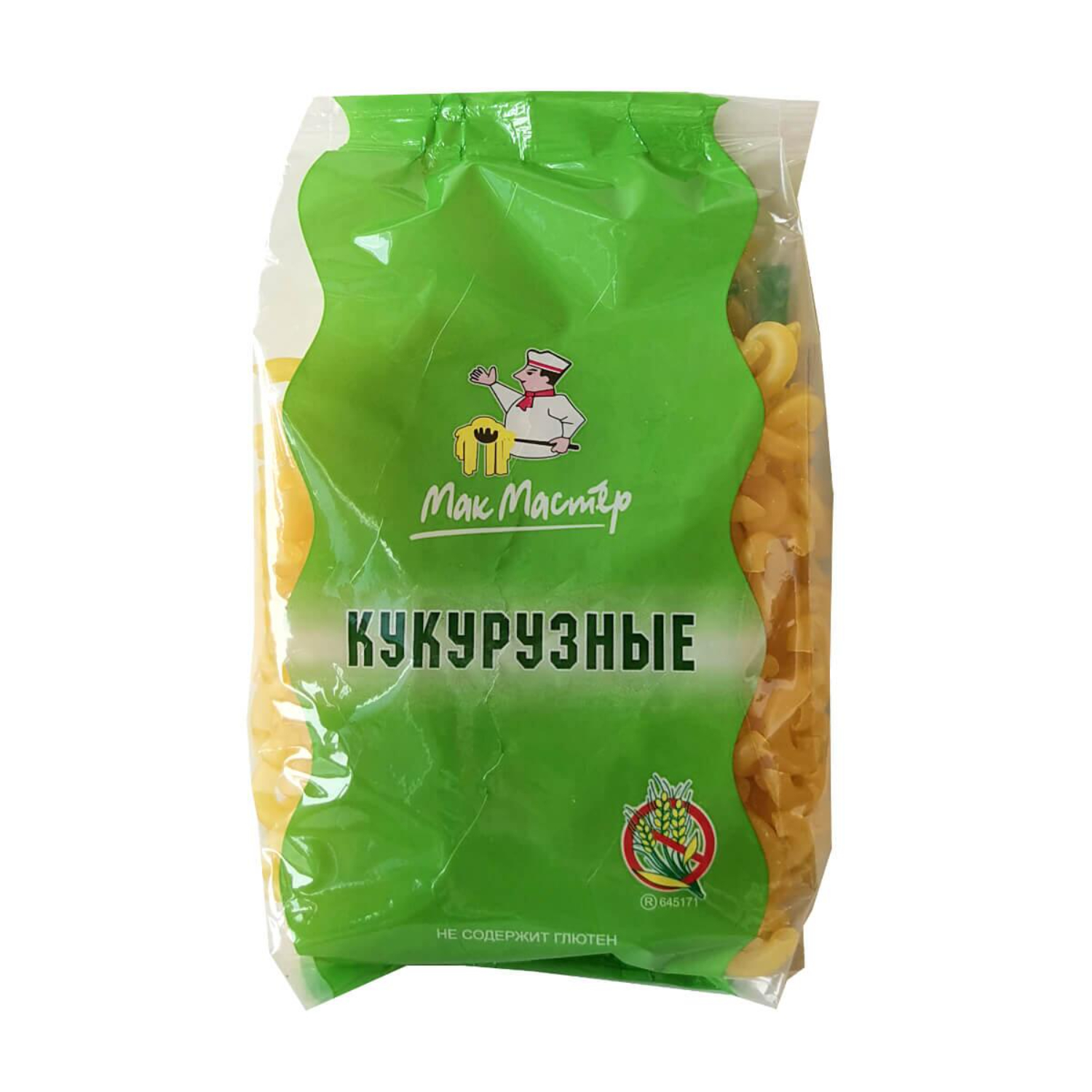 Изделие макаронные МакМастер без глютена кукурузные рожок 300 г 129₽