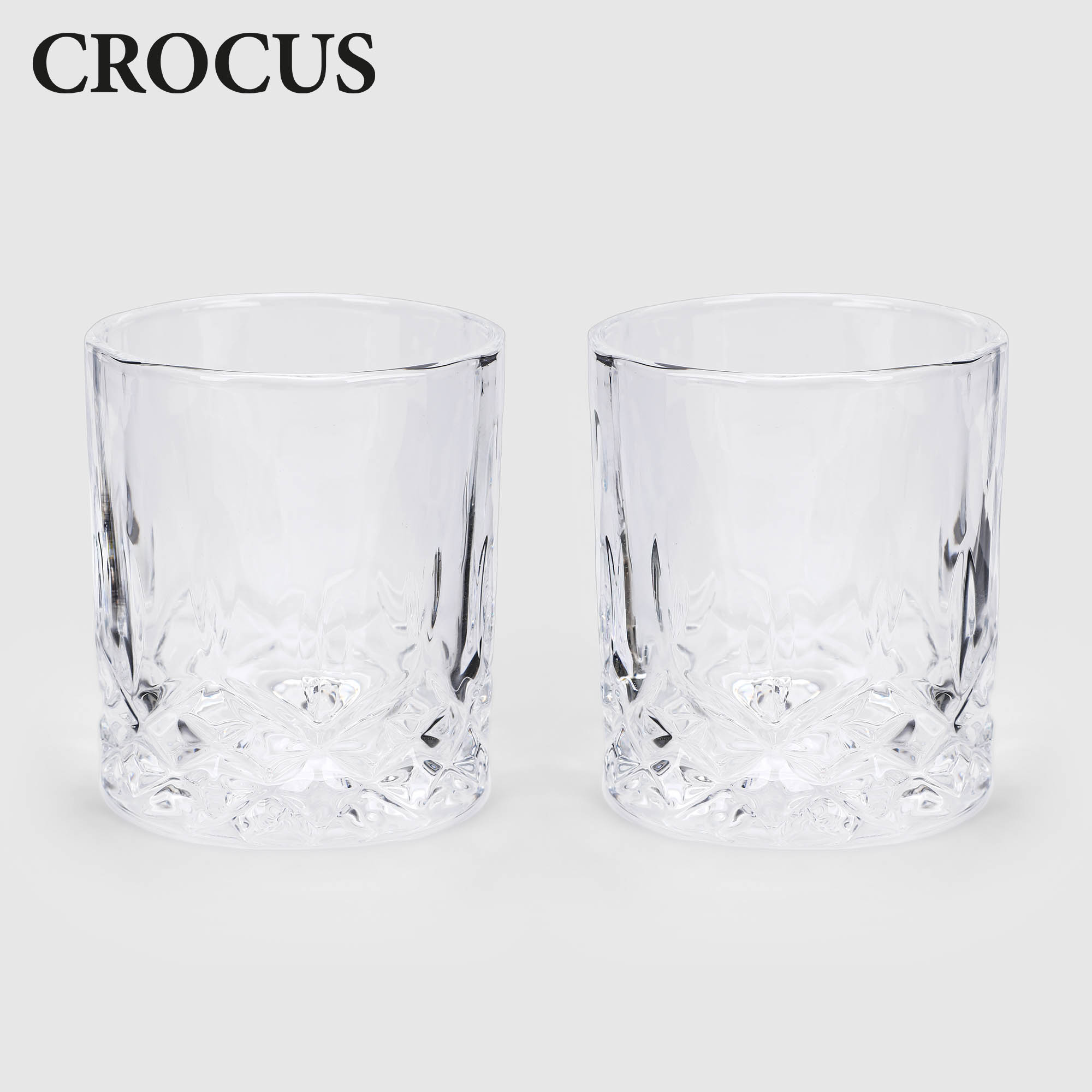 Набор для виски Crocus, 2 стакана, 300 мл