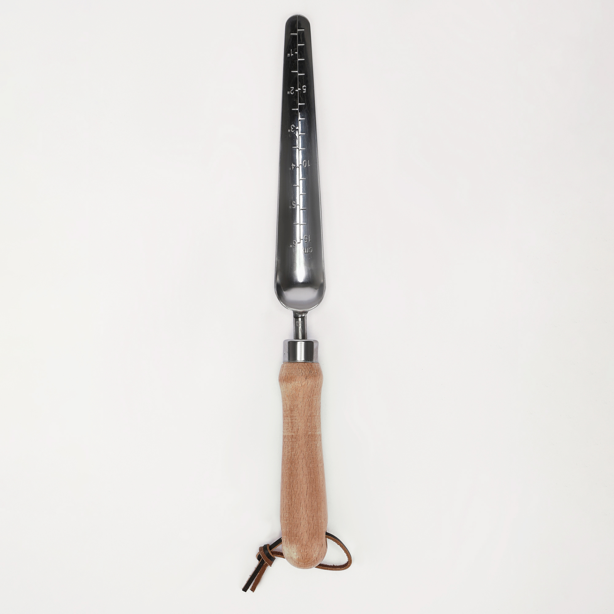 Совок Kaiyang Technology из нержавеющей стали с деревянной ручкой 365х35 см 519₽