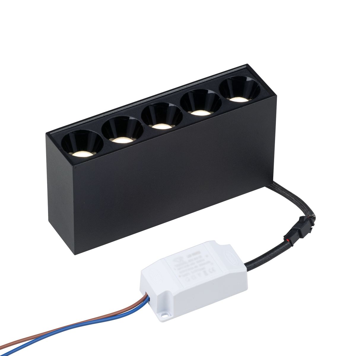 Светильник накладной Vitaluce черный LED с драйвером (VT0200060-01)