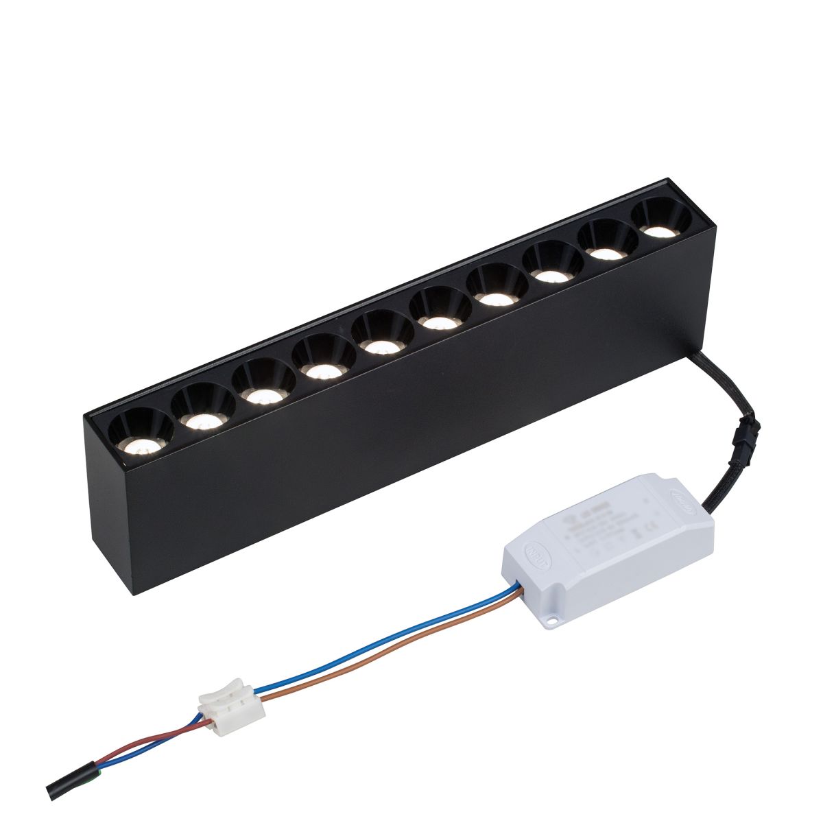Светильник накладной Vitaluce черный LED с драйвером (VT0200061-01)