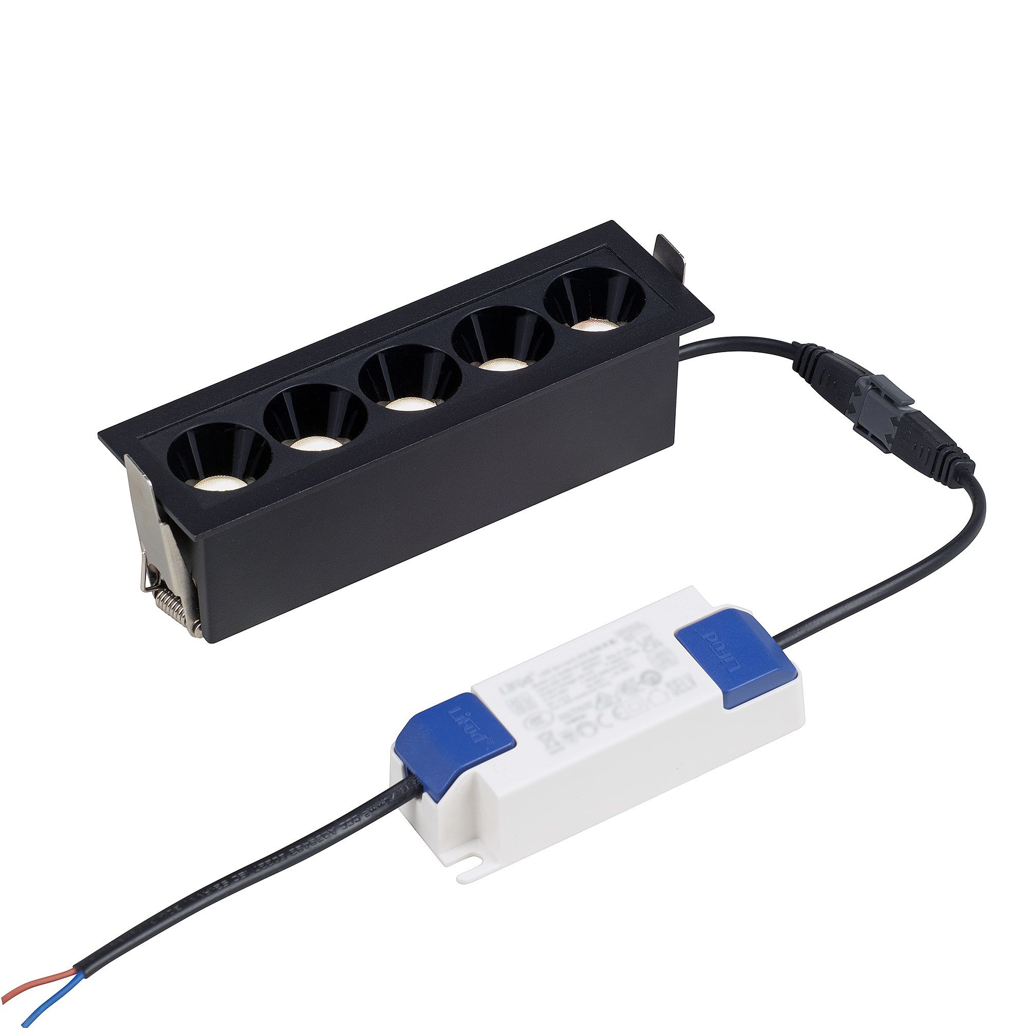 Светильник встраиваемый Vitaluce черный LED с драйвером VT0200063-01 3199₽