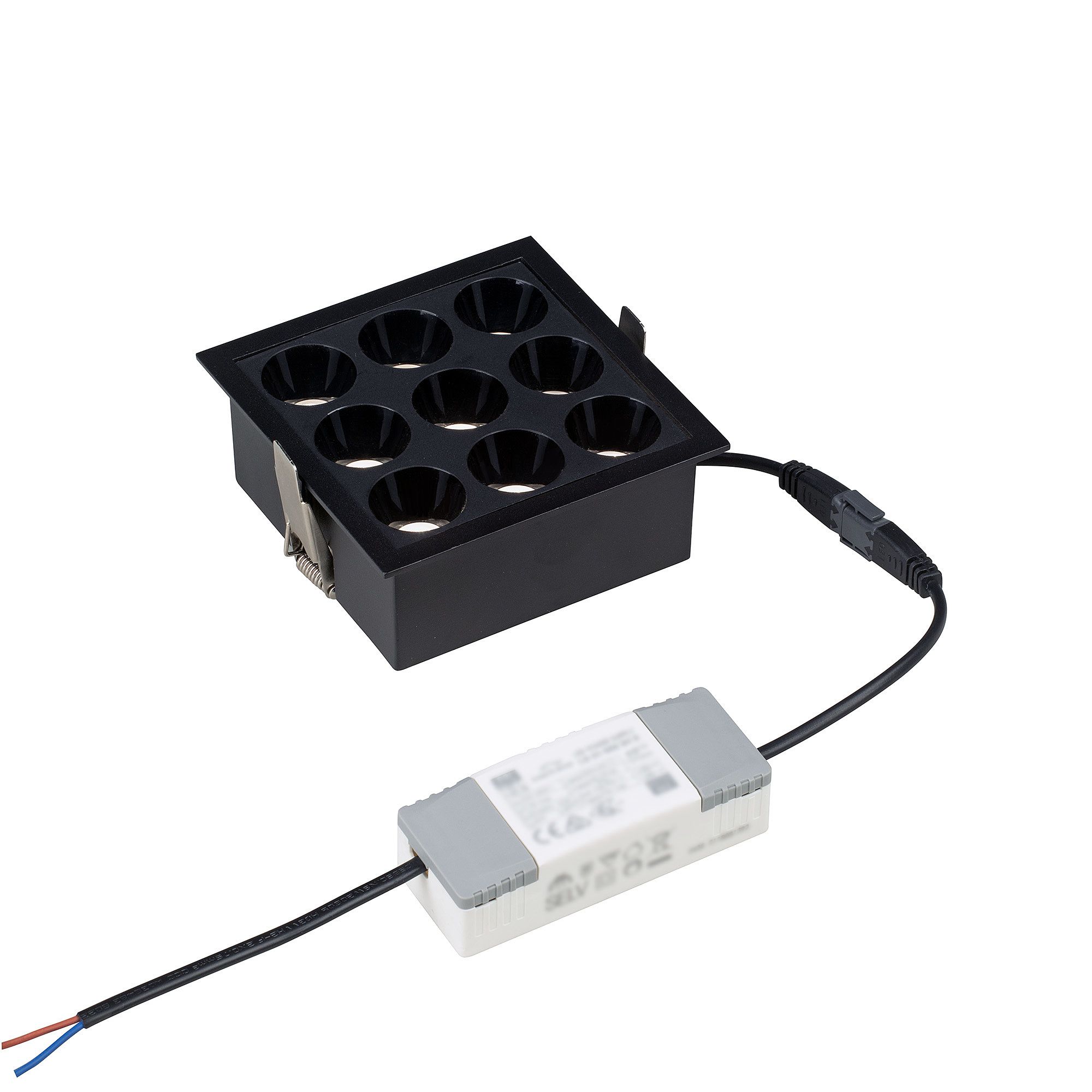 Светильник встраиваемый Vitaluce черный LED с драйвером VT0200064-01 4799₽