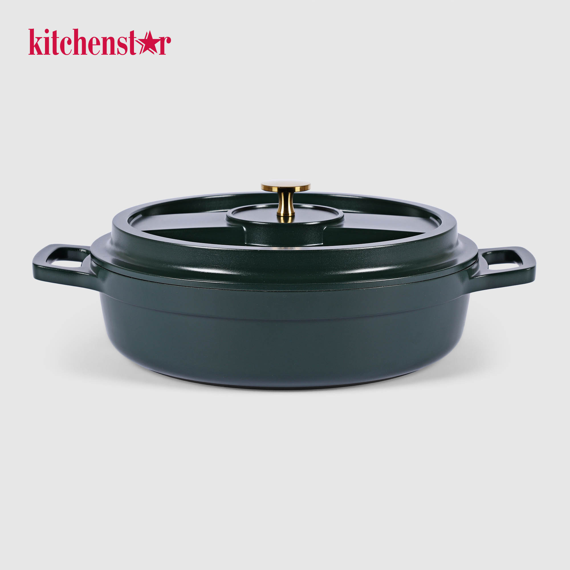 Кастрюля Kitchenstar Magna с крышкой 28 см, 3,8 л