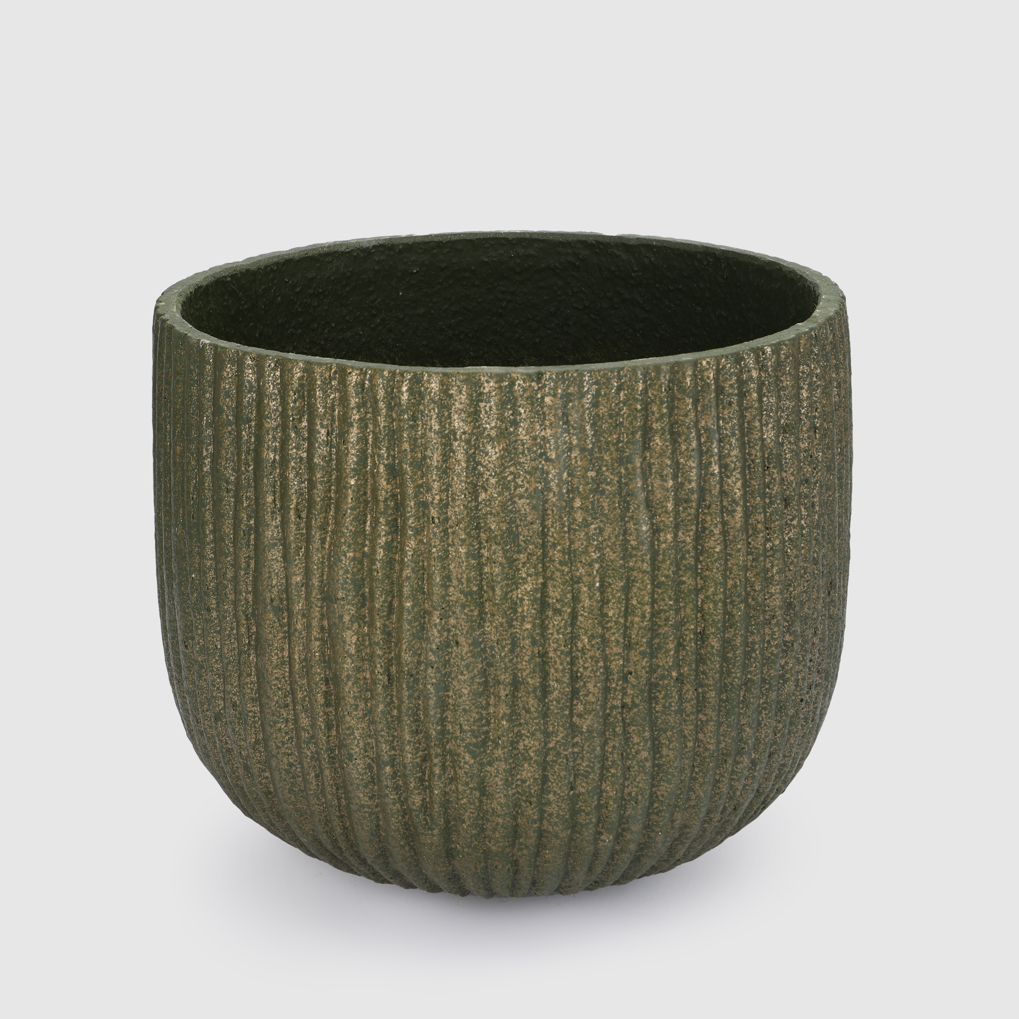 Кашпо для цветов Hinwell 37х31 см зеленое