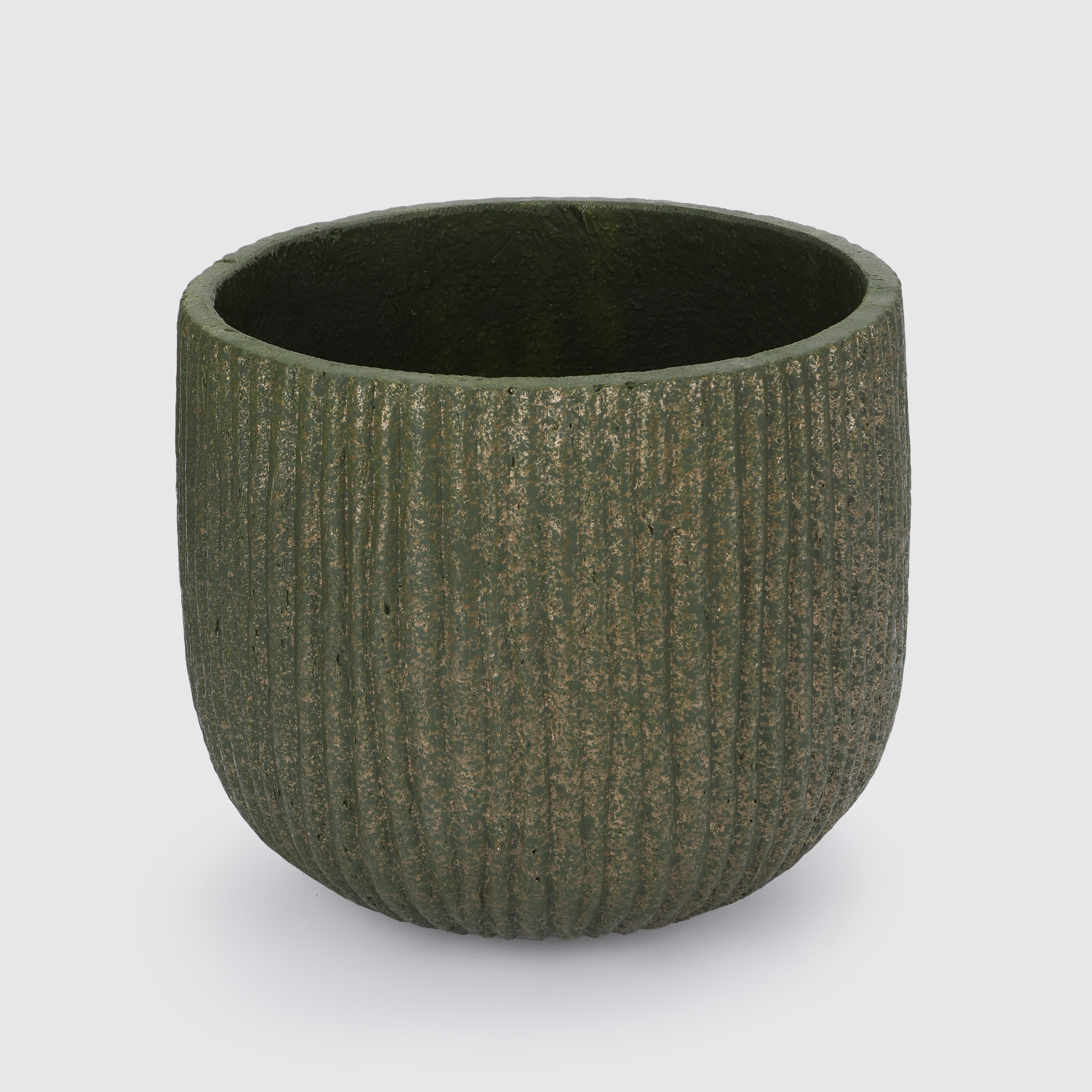 Кашпо для цветов Hinwell 31х27 см зеленое