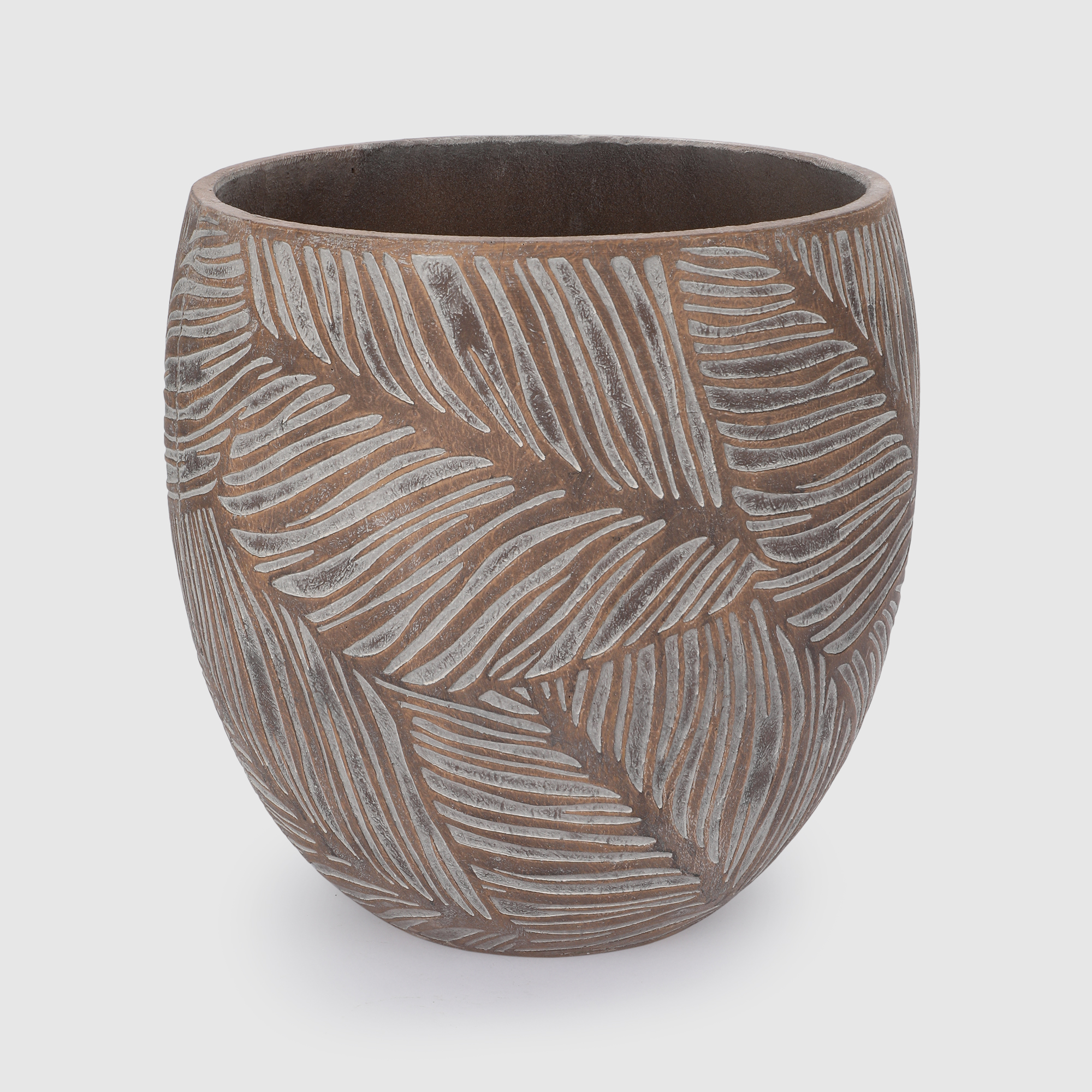 Кашпо для цветов Hinwell 44х43 см листья