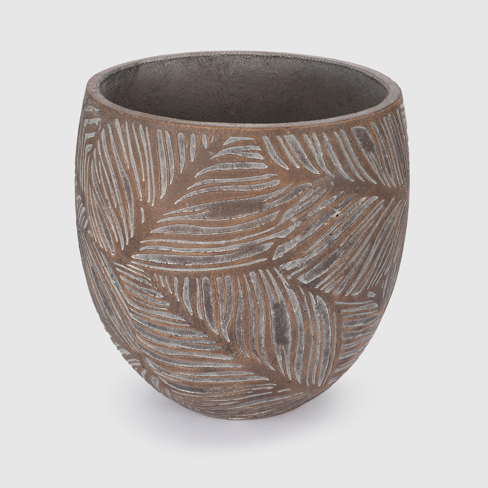 Кашпо для цветов Hinwell 35х34 см листья