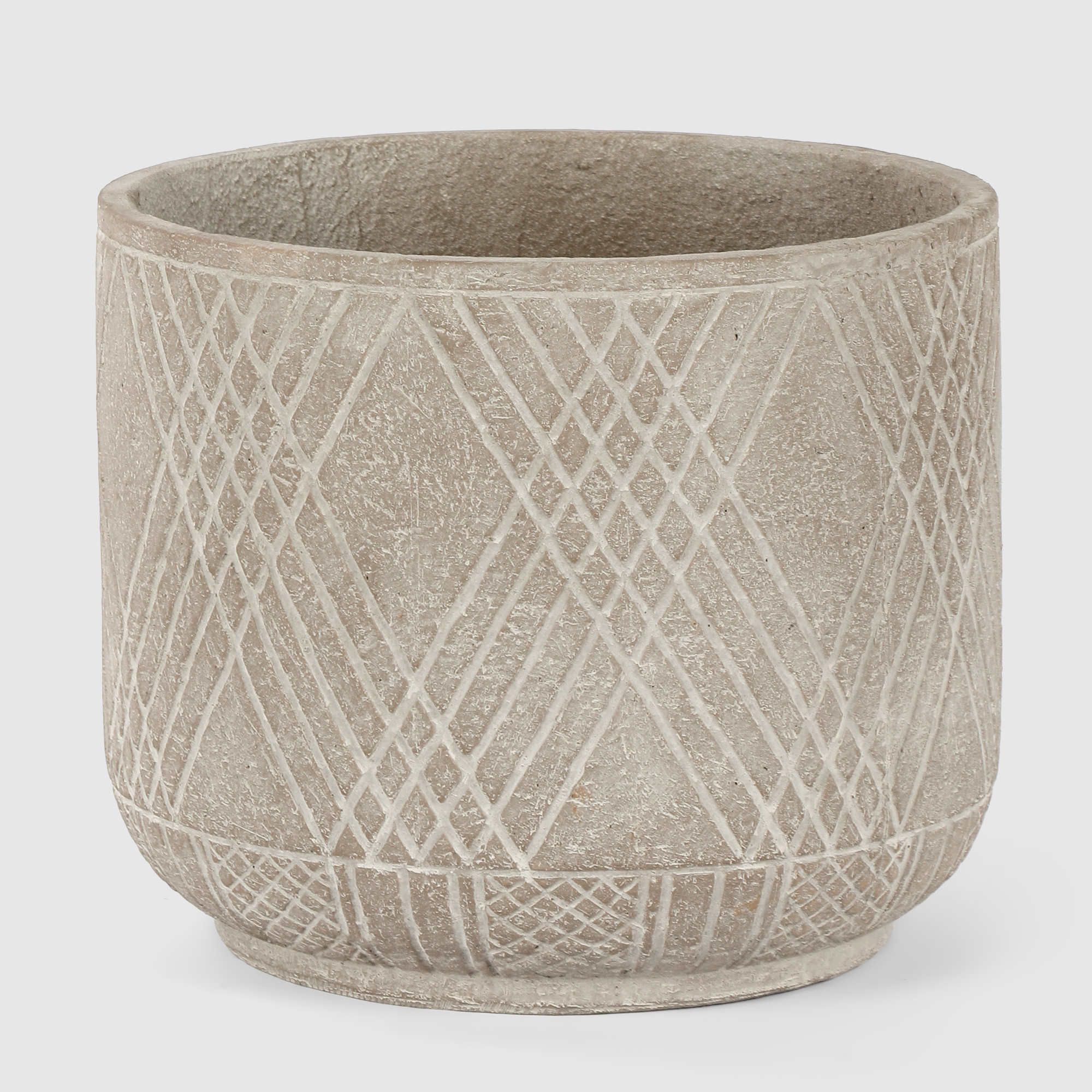 Кашпо для цветов Hinwell 37x31 см тауп