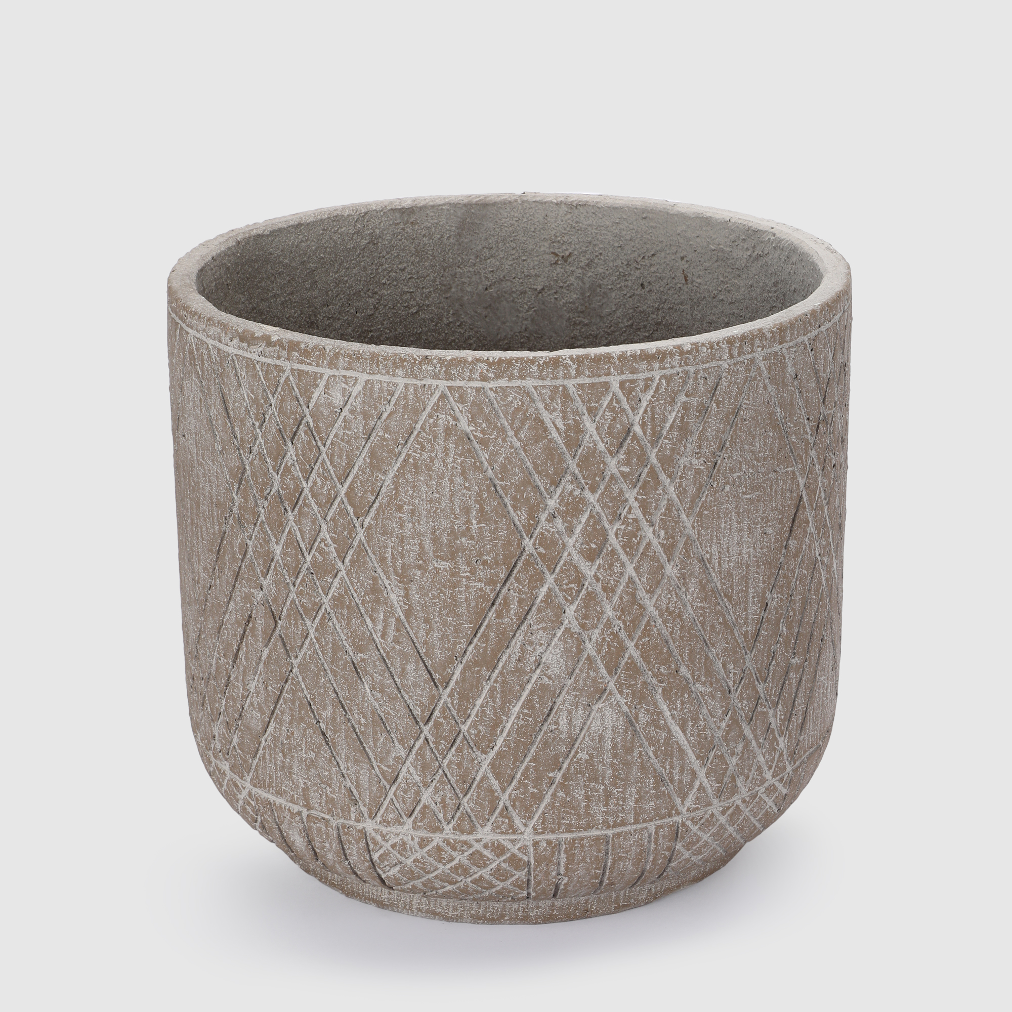 Кашпо для цветов Hinwell 31x27 см тауп