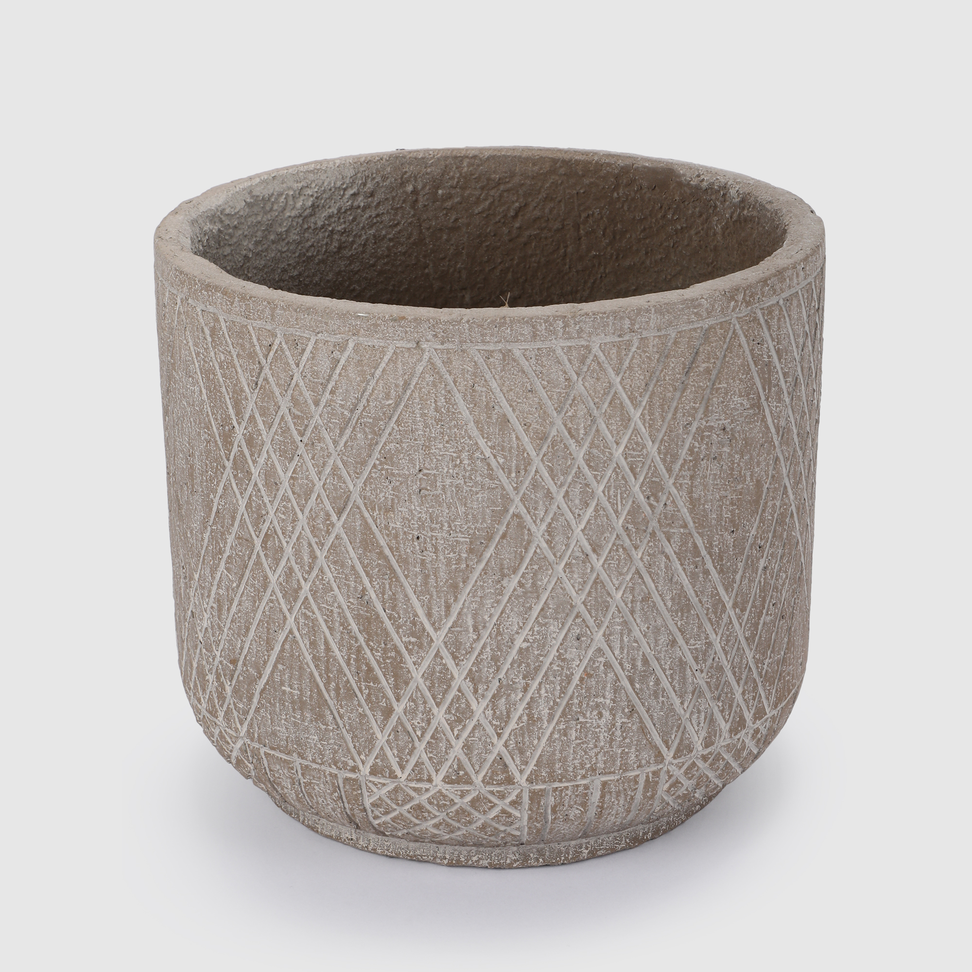 Кашпо для цветов Hinwell 25x22 см тауп