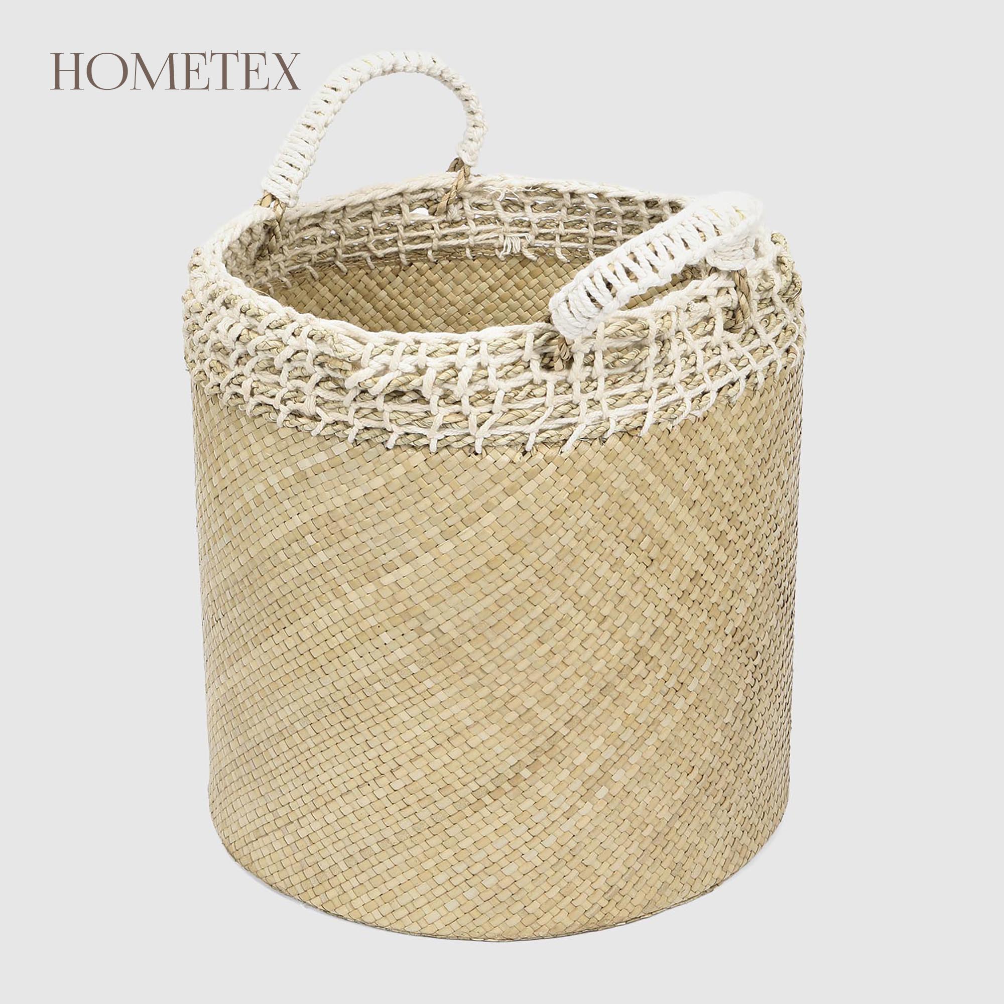 Корзина Hometex Natural pandan размер L 32х32х30 см